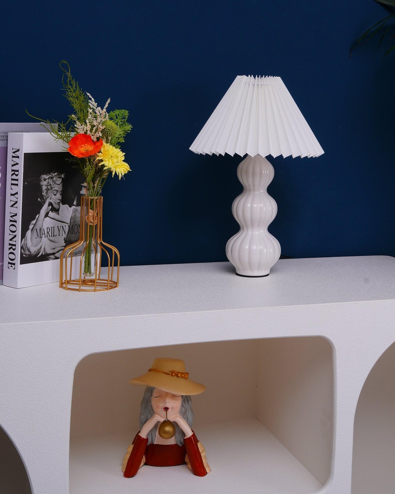 Serena Vintage Fabric Table lamp - Letslighting