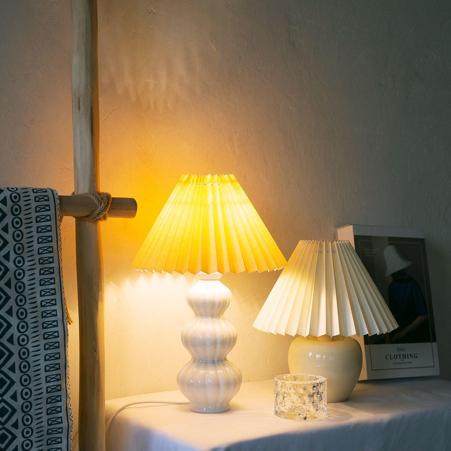 Serena Vintage Fabric Table lamp - Letslighting
