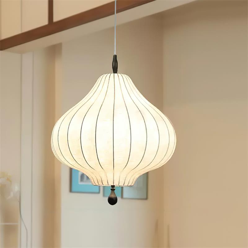 Leocadia Pendant Lamp Curved Lantern Organic - Letslighting