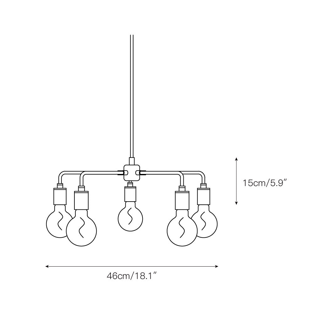 Vecarisra Traditional Industrial Chandelier - Letslighting