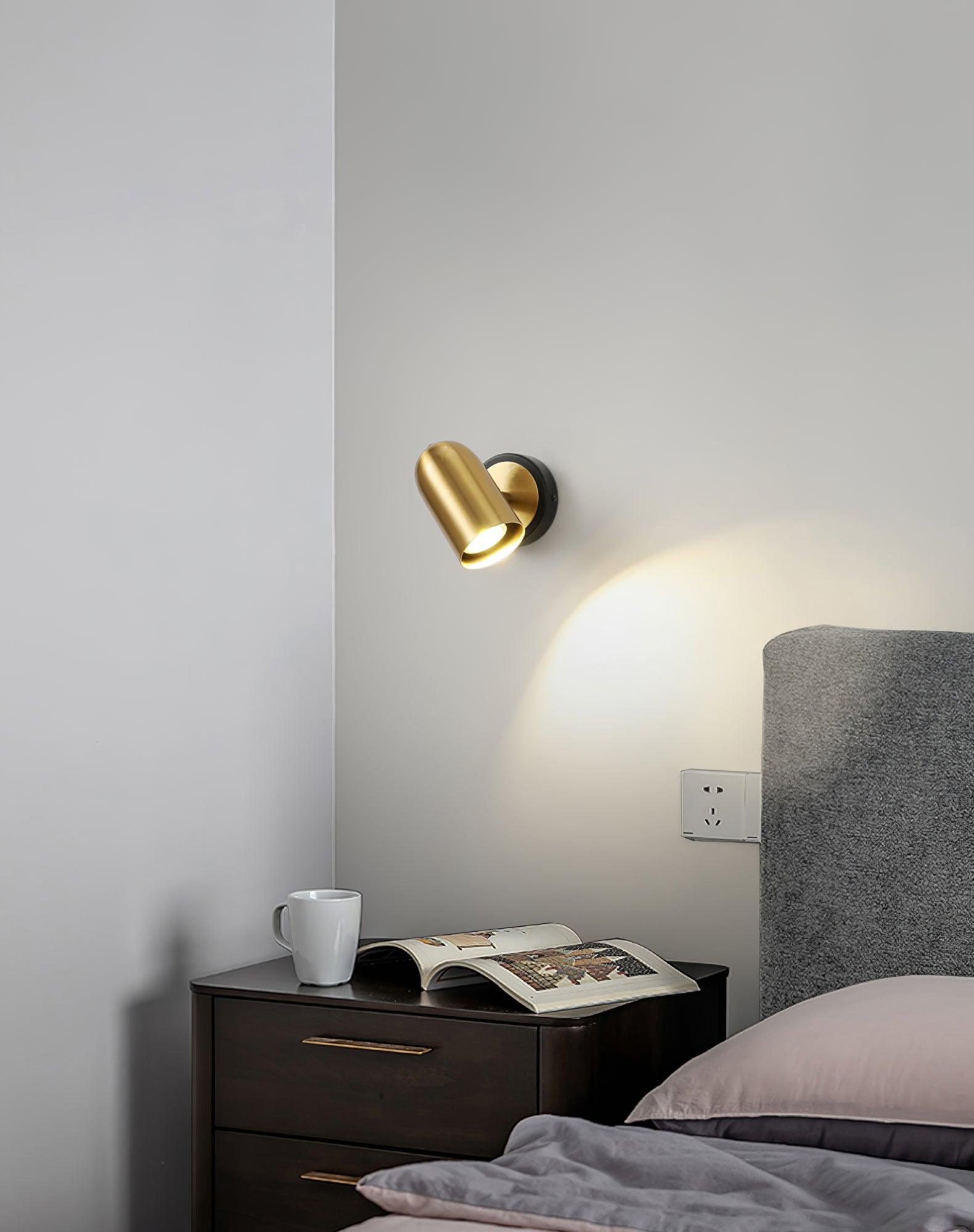 Fighter Modern Minimalist Gold Wall Lamp - Letslighting