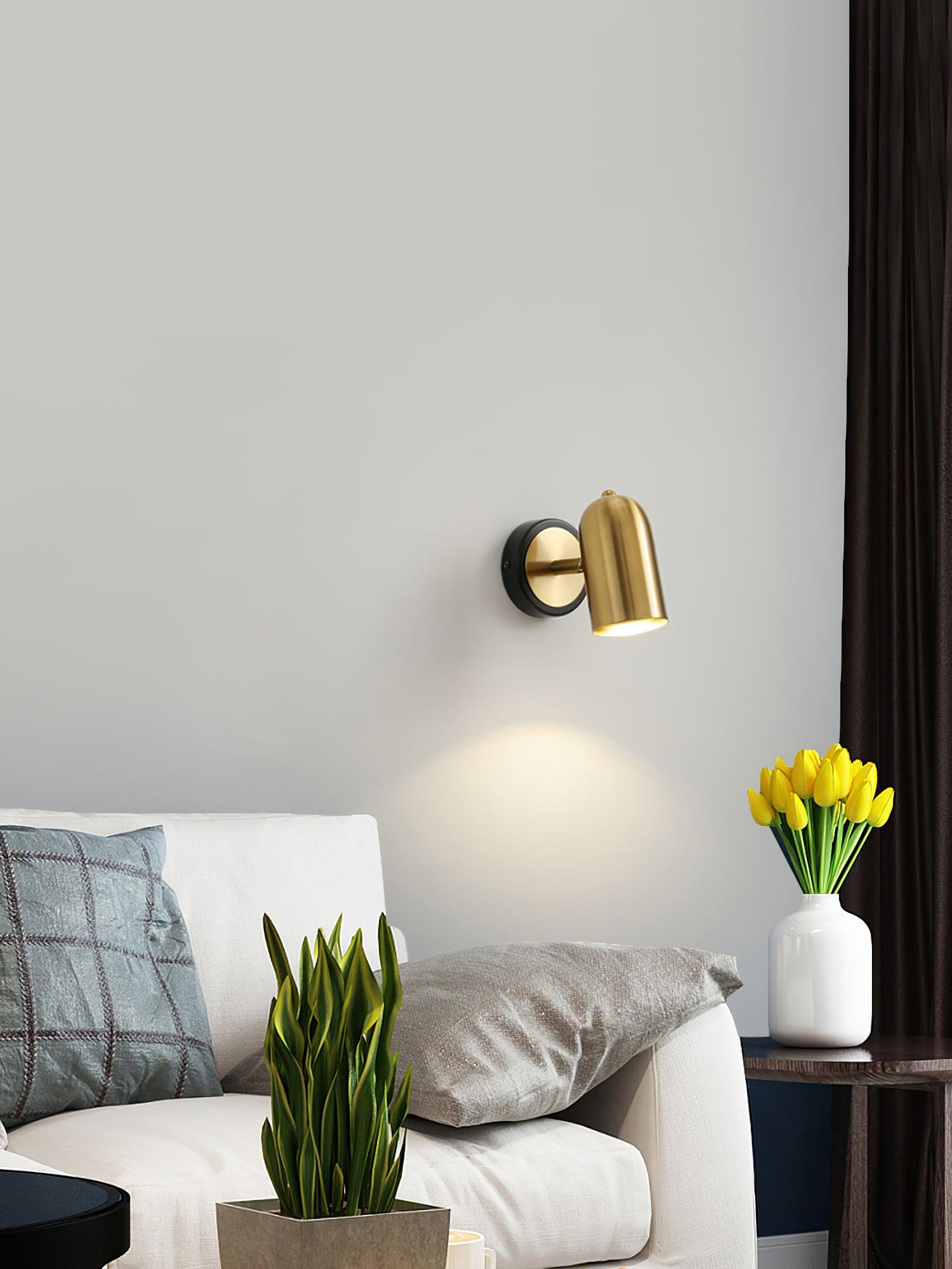 Fighter Modern Minimalist Gold Wall Lamp - Letslighting