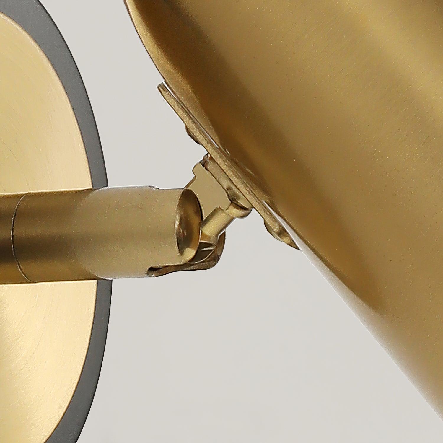 Fighter Modern Minimalist Gold Wall Lamp - Letslighting