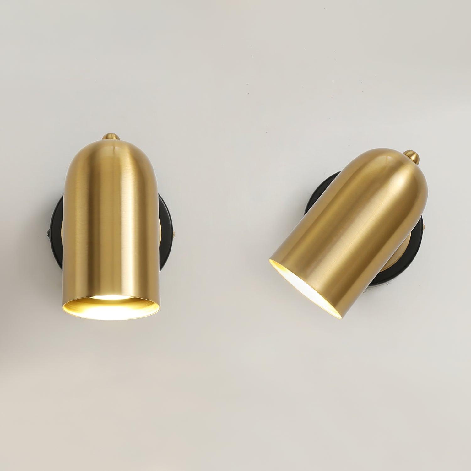 Fighter Modern Minimalist Gold Wall Lamp - Letslighting