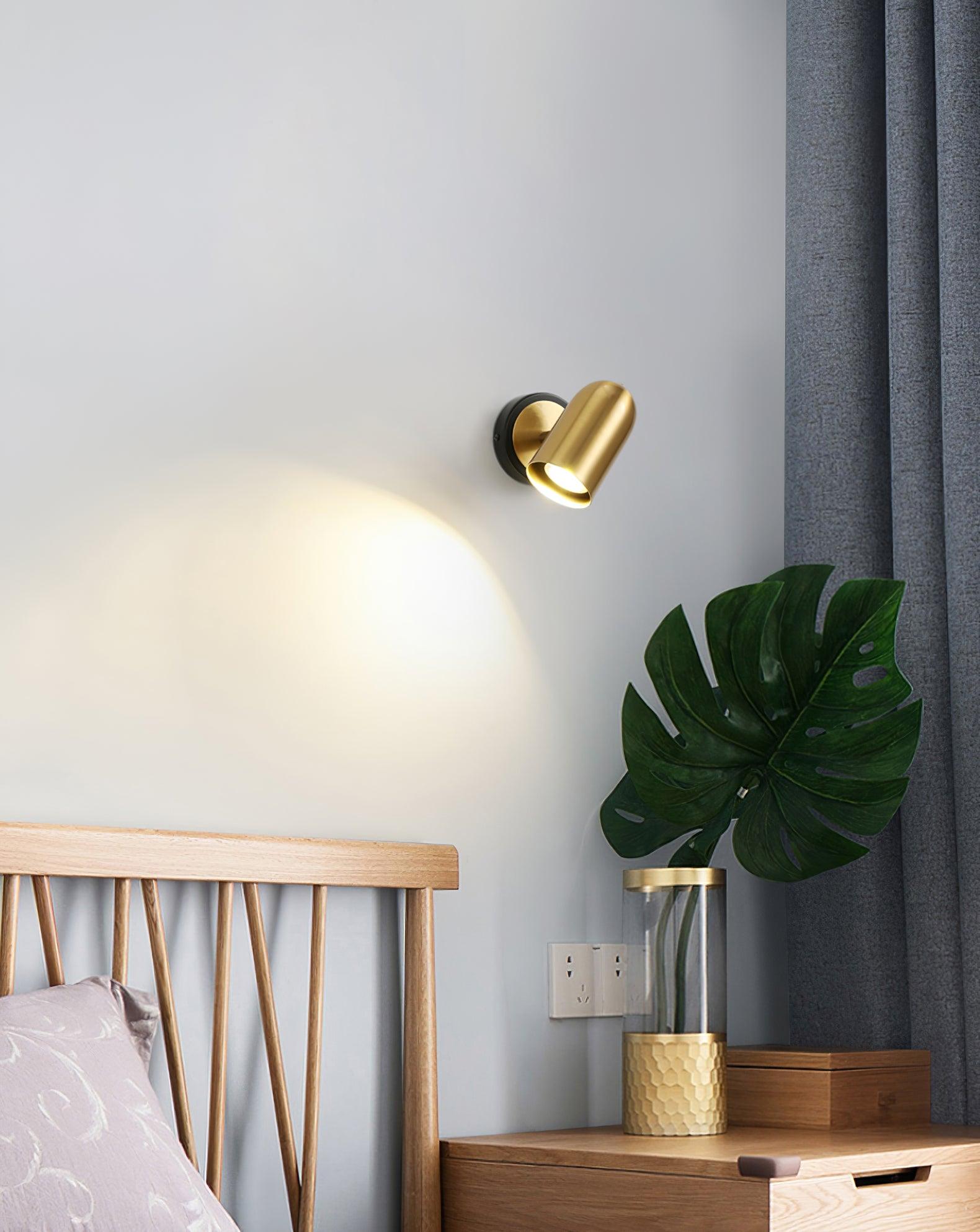 Fighter Modern Minimalist Gold Wall Lamp - Letslighting