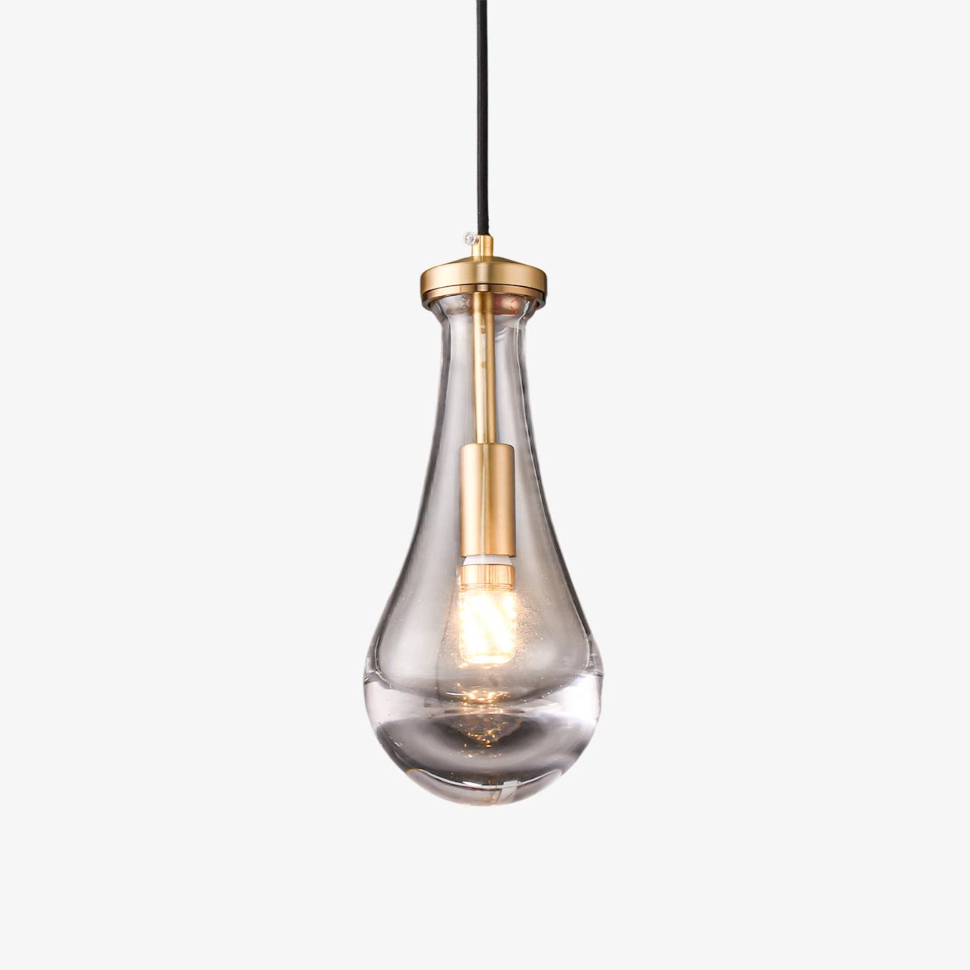 Votheor Modern Minimalist Brass Glass Pendant Lamp - Letslighting