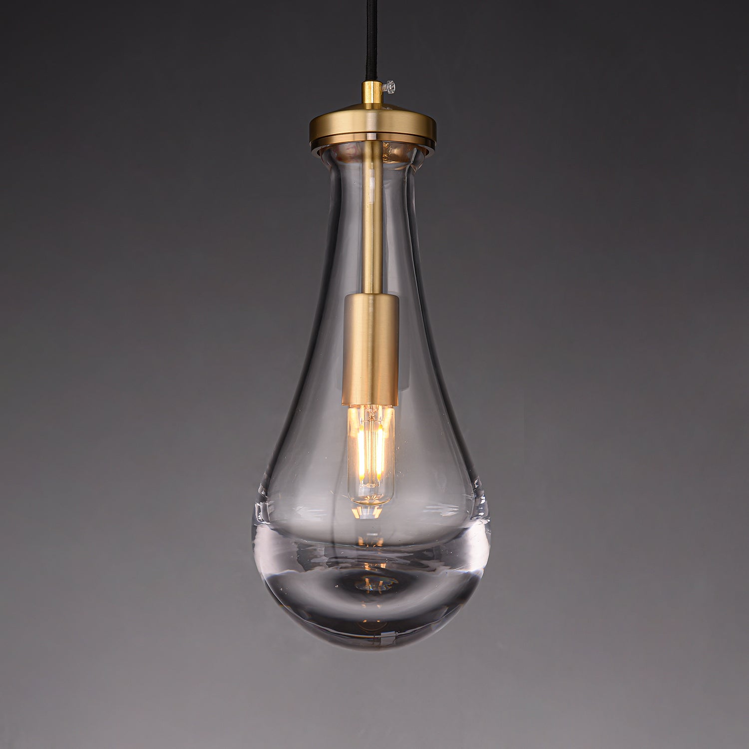 Votheor Modern Minimalist Brass Glass Pendant Lamp - Letslighting