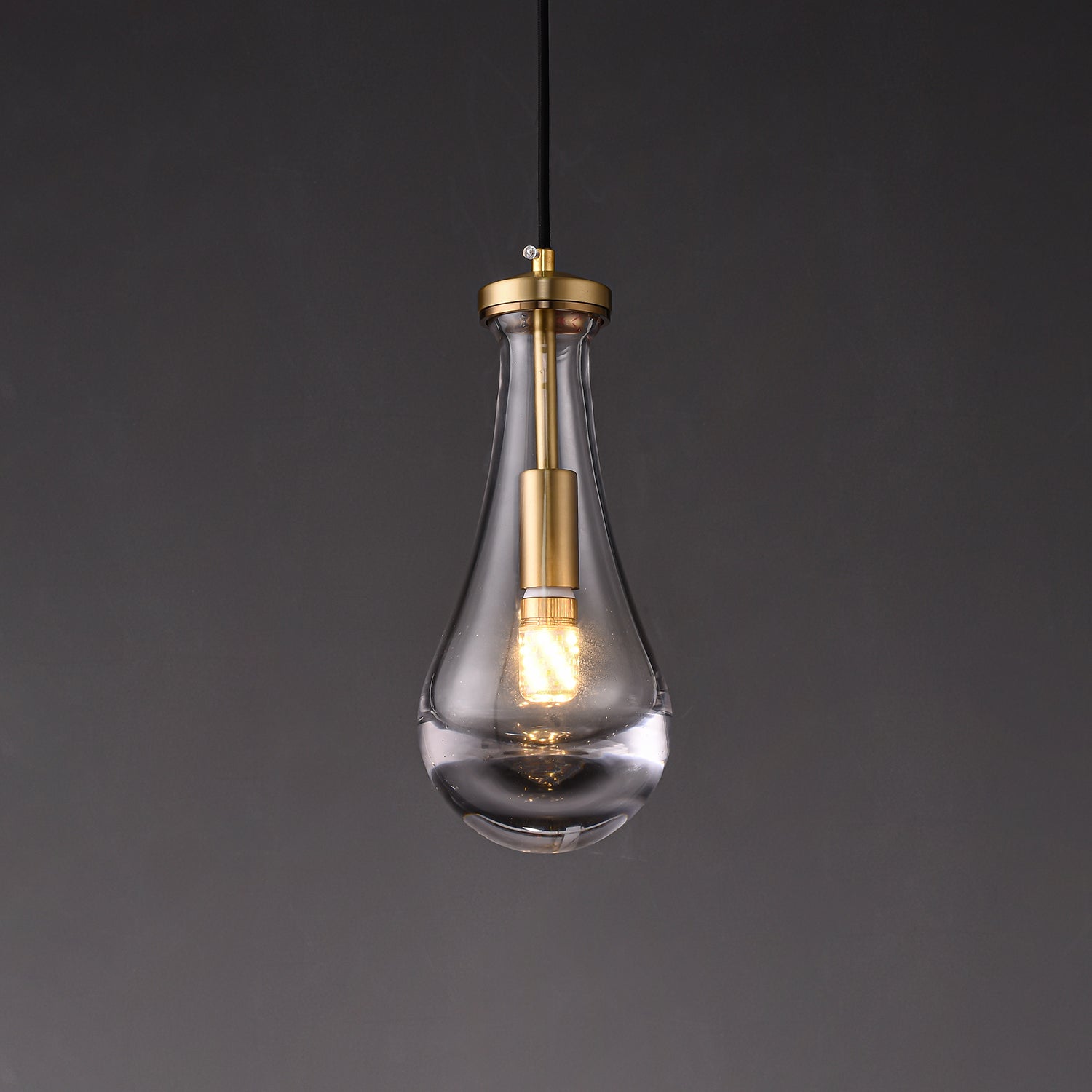 Votheor Modern Minimalist Brass Glass Pendant Lamp - Letslighting