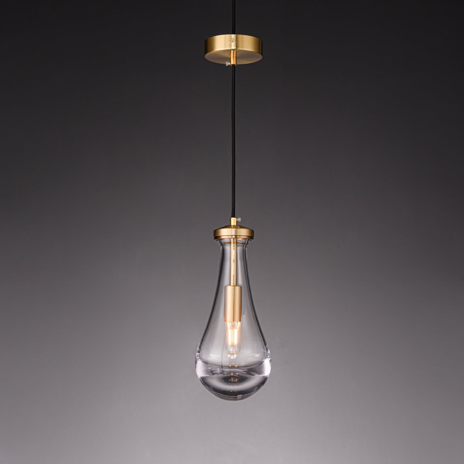 Votheor Modern Minimalist Brass Glass Pendant Lamp - Letslighting