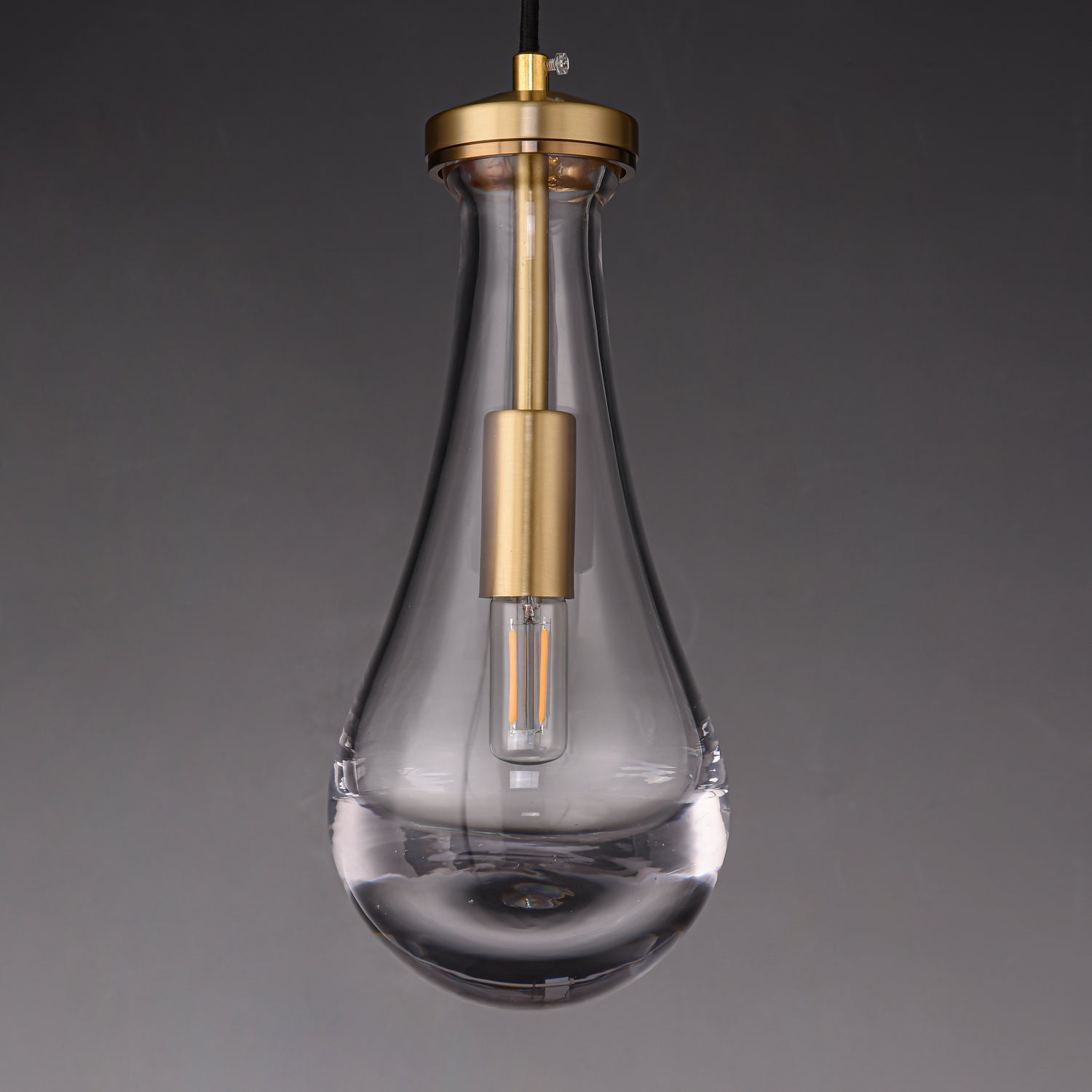 Votheor Modern Minimalist Brass Glass Pendant Lamp - Letslighting