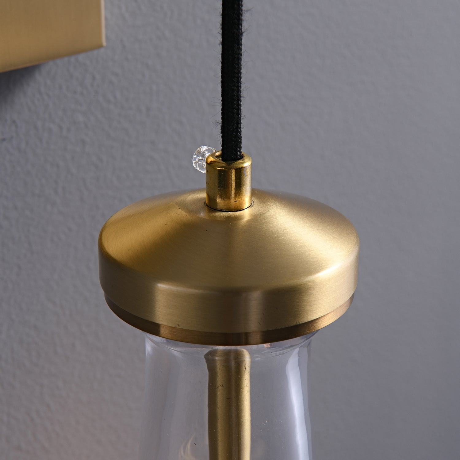 Lyshaos Modern Minimalist Brass Glass Wall Lamp - Letslighting