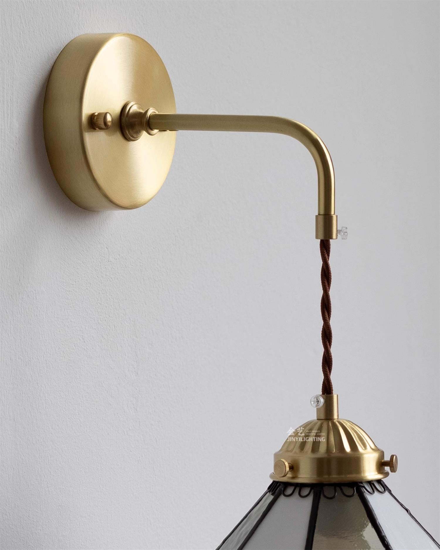 Tiffany Green Brass Wall Lamp - Letslighting