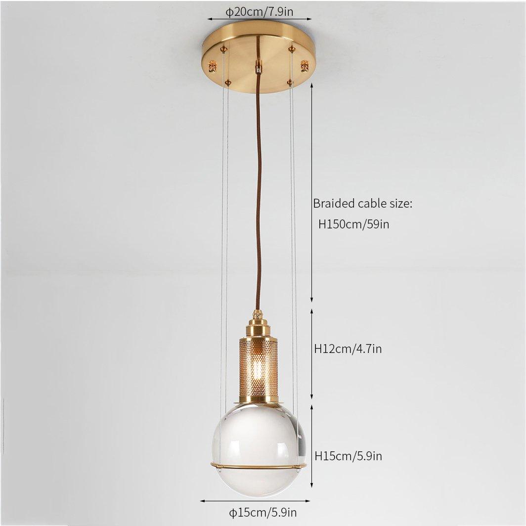 Solara Pendant Light Crystal Adjustable - Letslighting