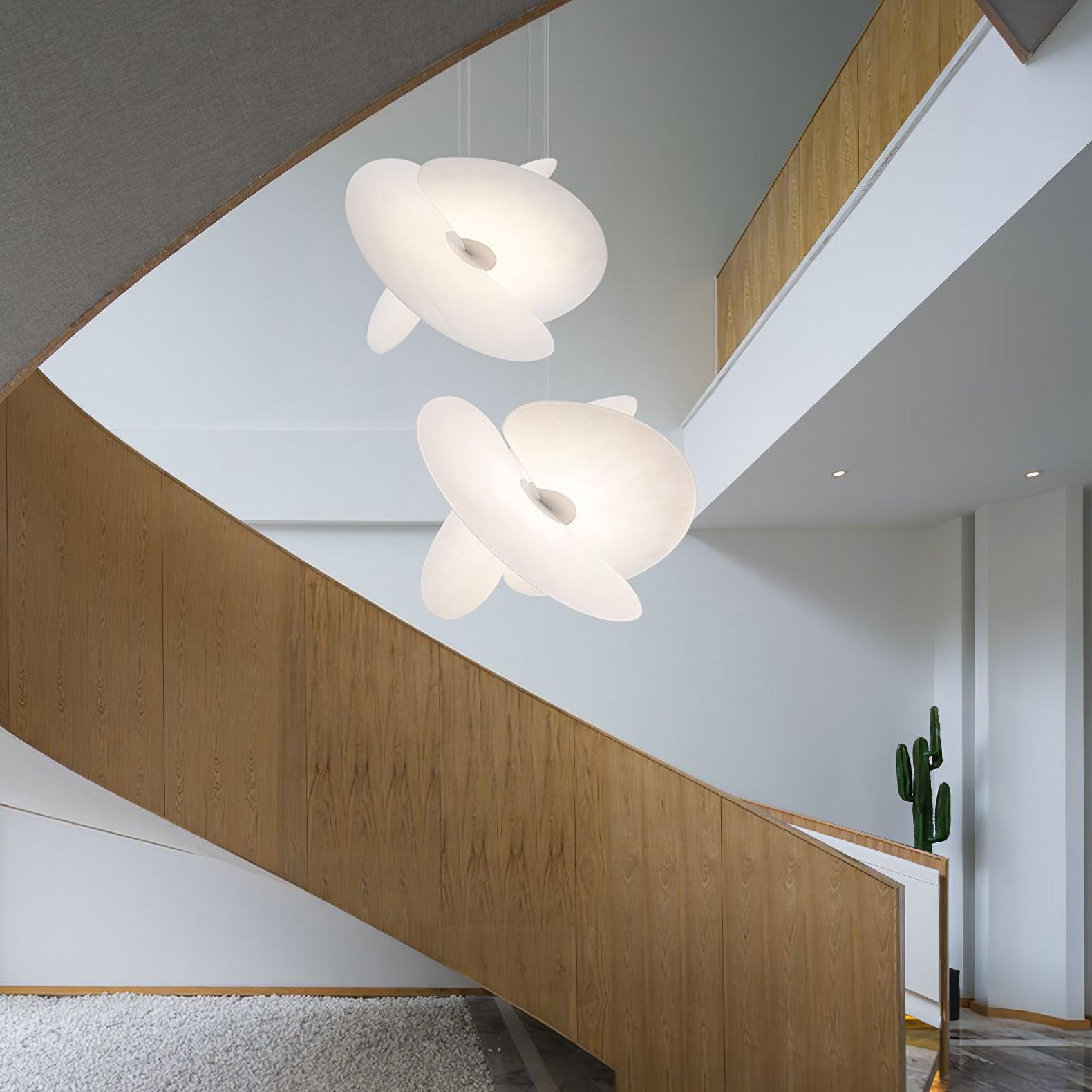 Whirl Modern Fabric Pendant Lamp - Letslighting
