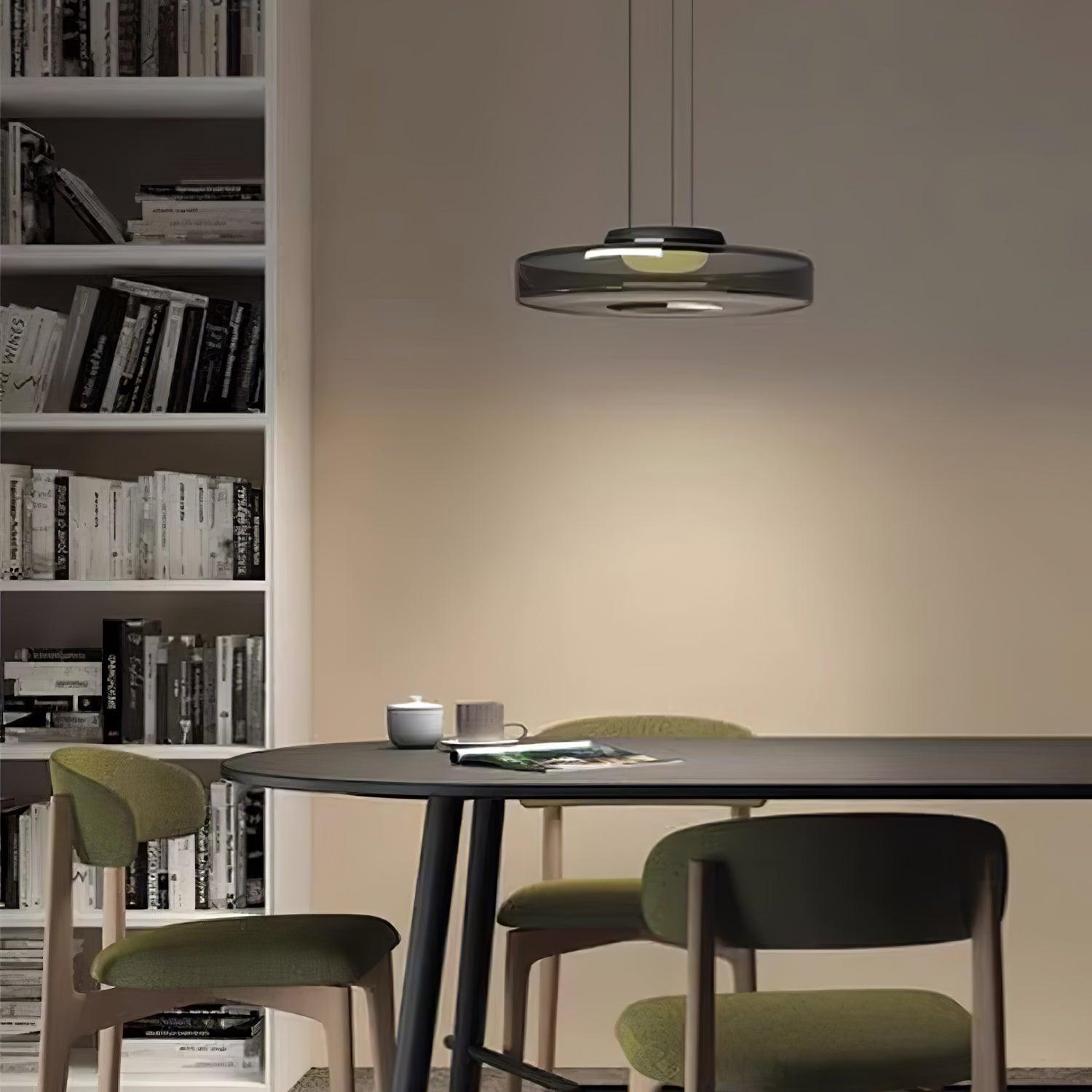 Lustra Pendant Lamp Glass Circles Multi-Level - Letslighting