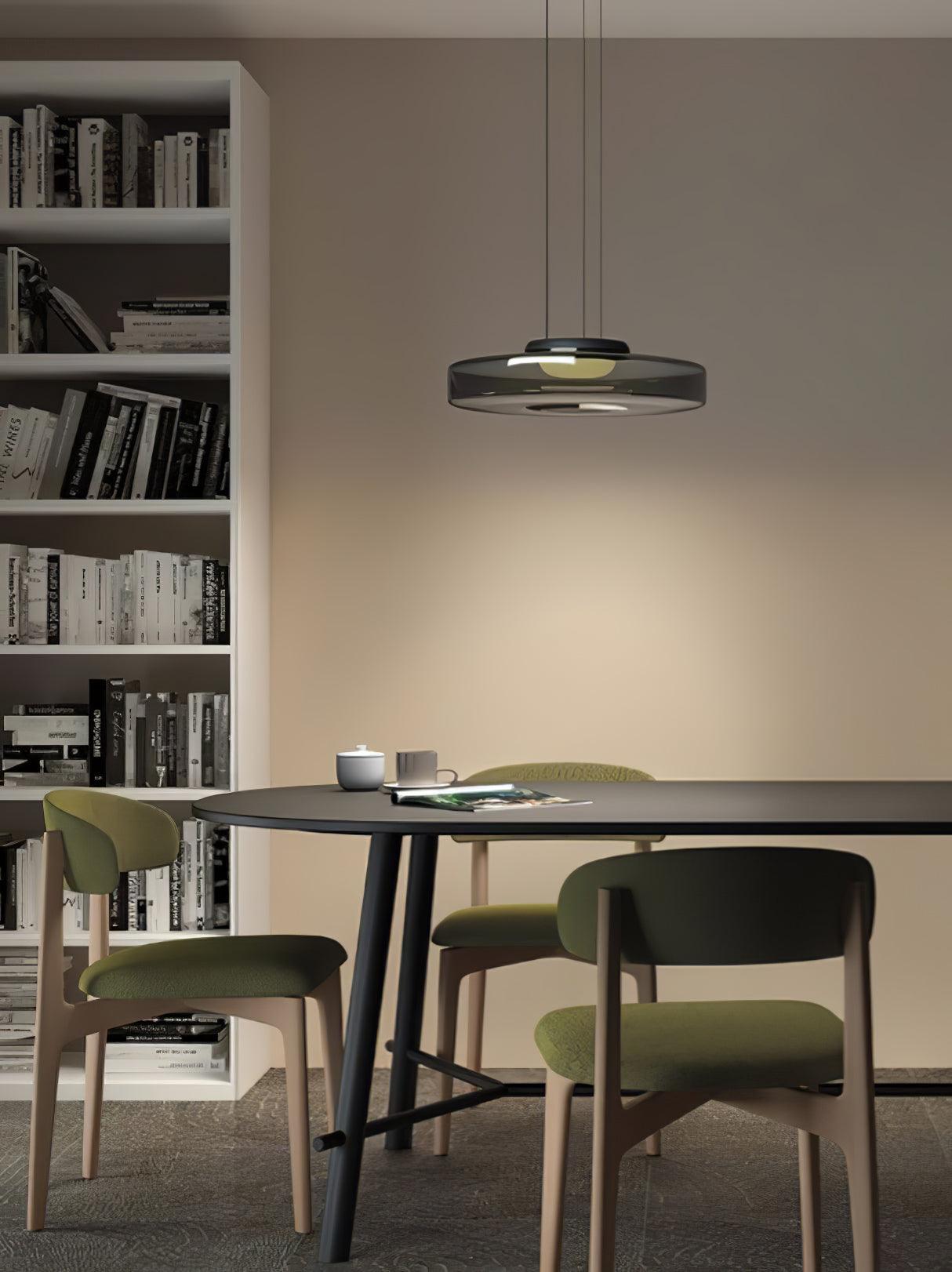 Lustra Pendant Lamp Glass Circles Multi-Level - Letslighting