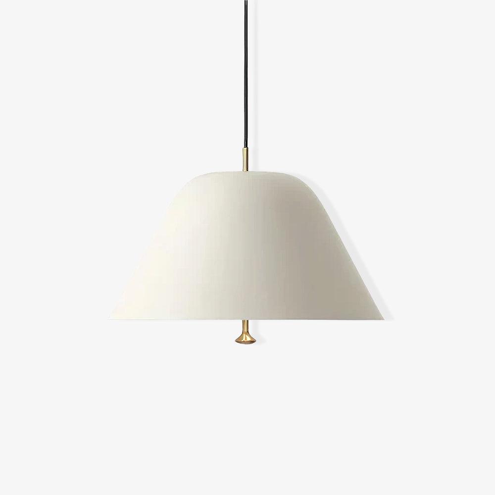 Solara Pendant Lamp Bell Glass Brass Minimalist - Letslighting