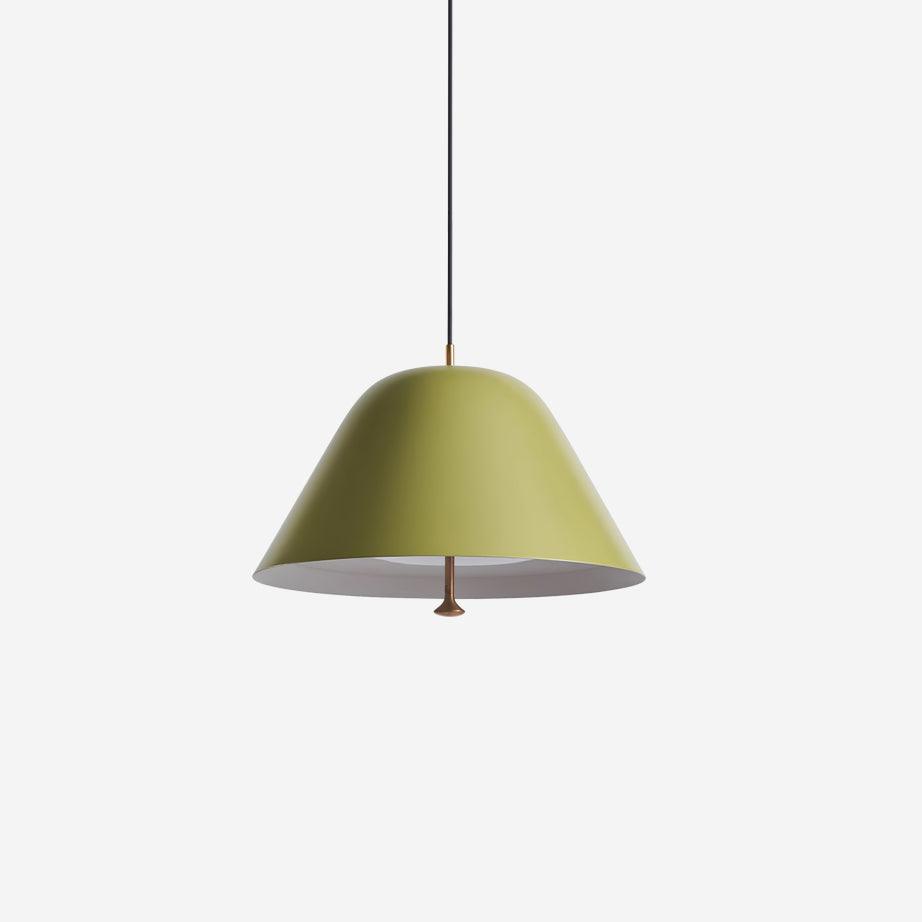 Pendant Lamp Modern Shade in Green and White Minimalist - Letslighting