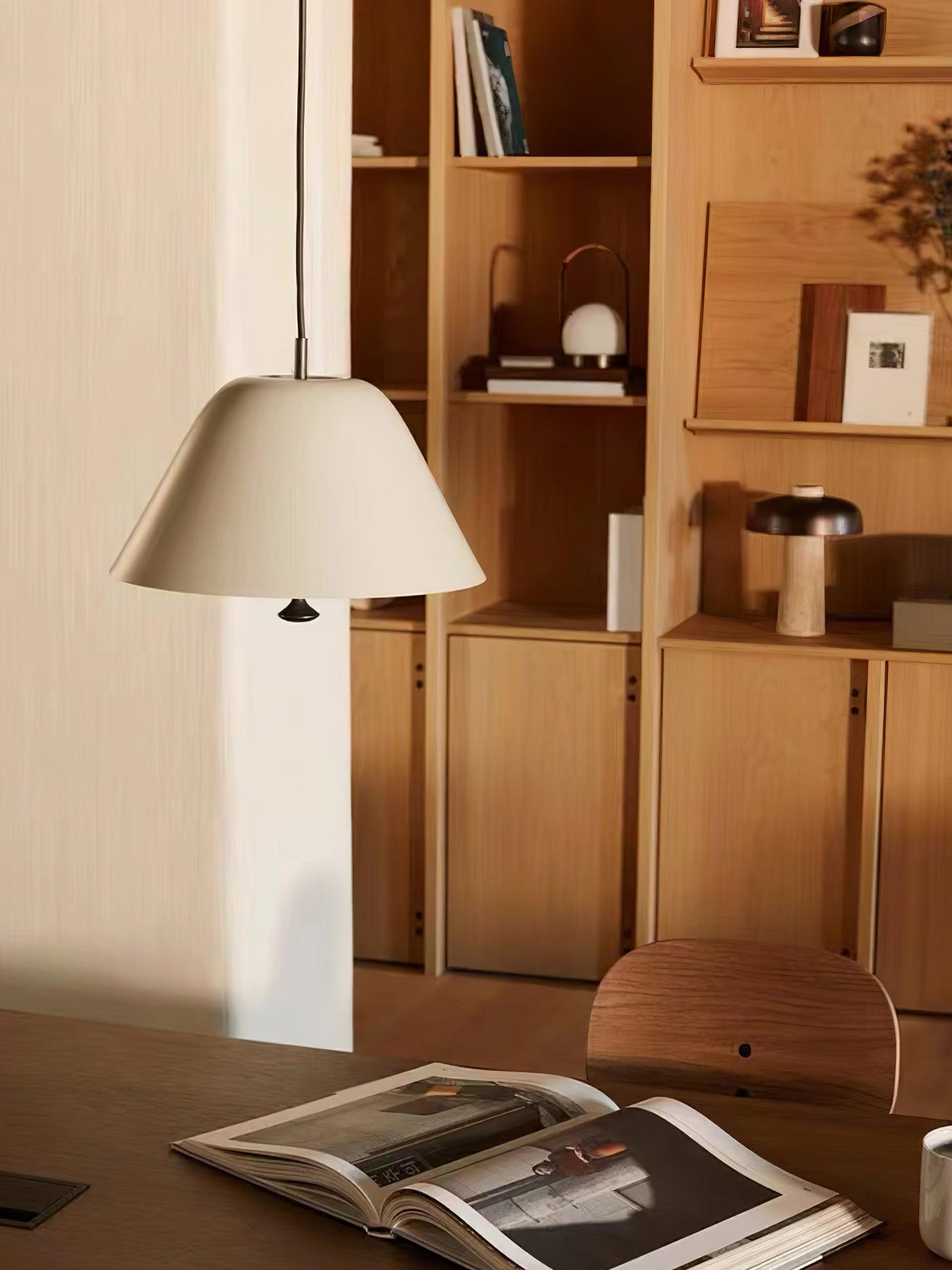 Solara Pendant Lamp Bell Glass Brass Minimalist - Letslighting