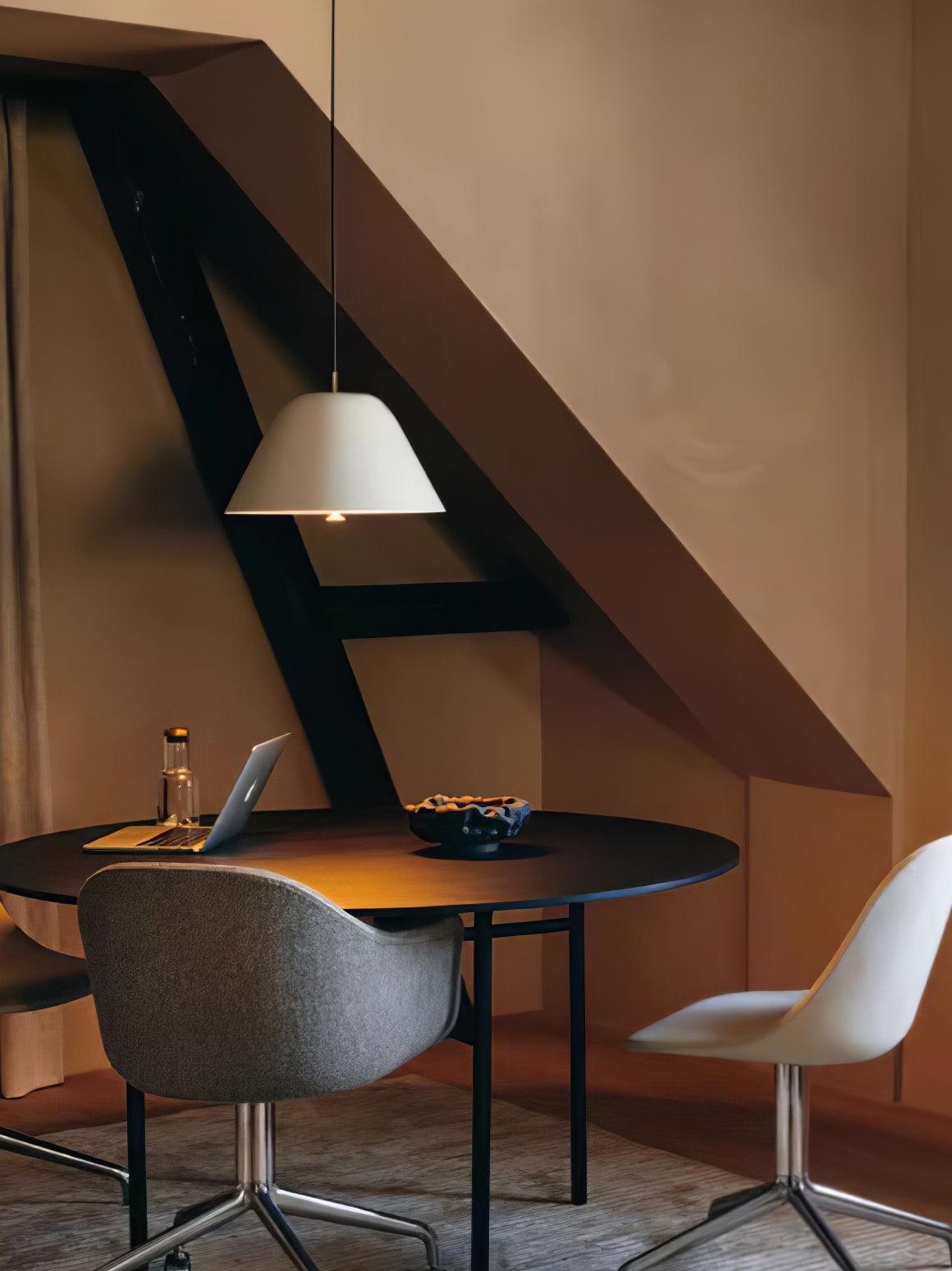Solara Pendant Lamp Bell Glass Brass Minimalist - Letslighting