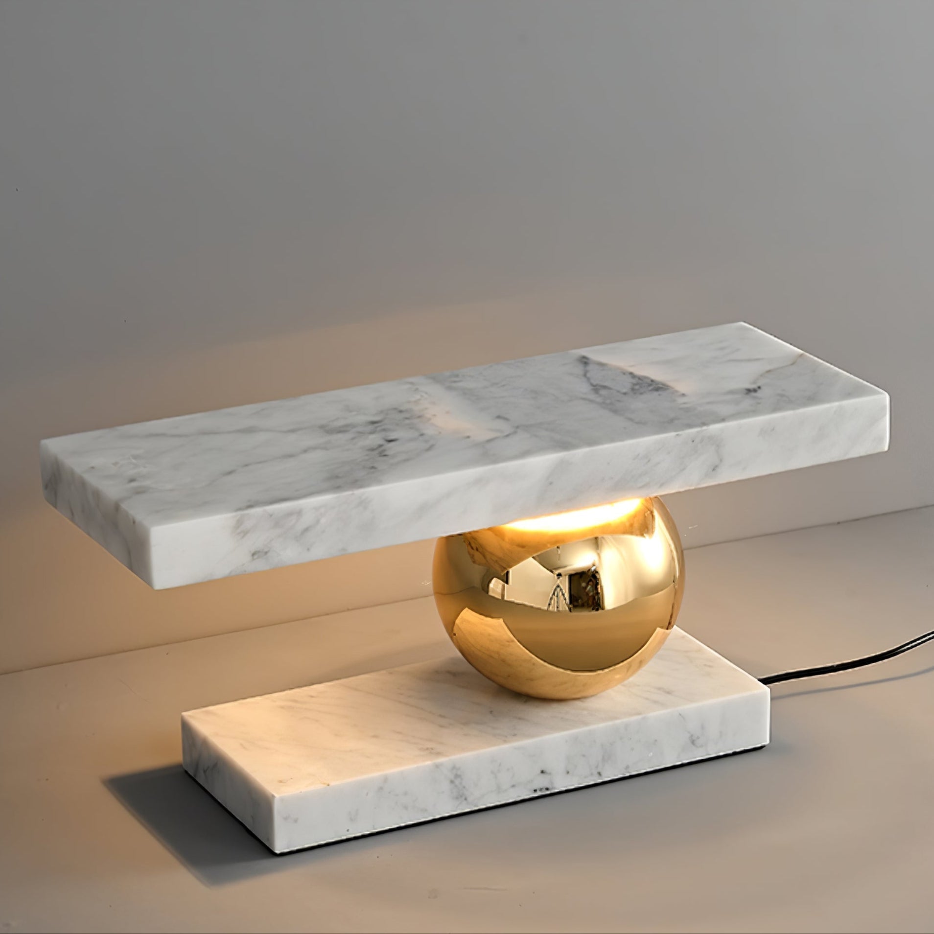 Andrew Modern Marble Table Lamp - Blowlighting