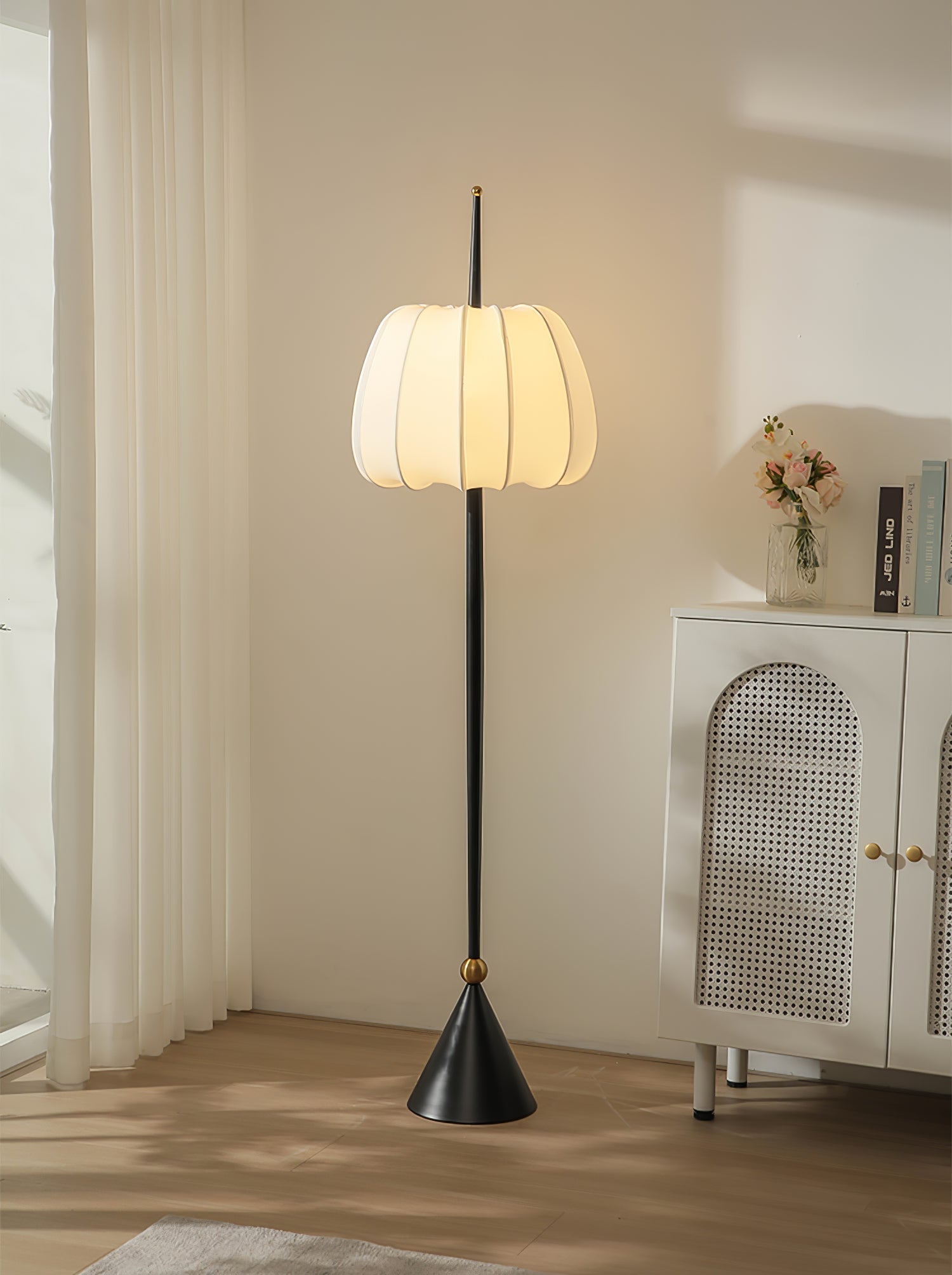 Pick Minimalist Fabric Floor Lamp - Letslighting