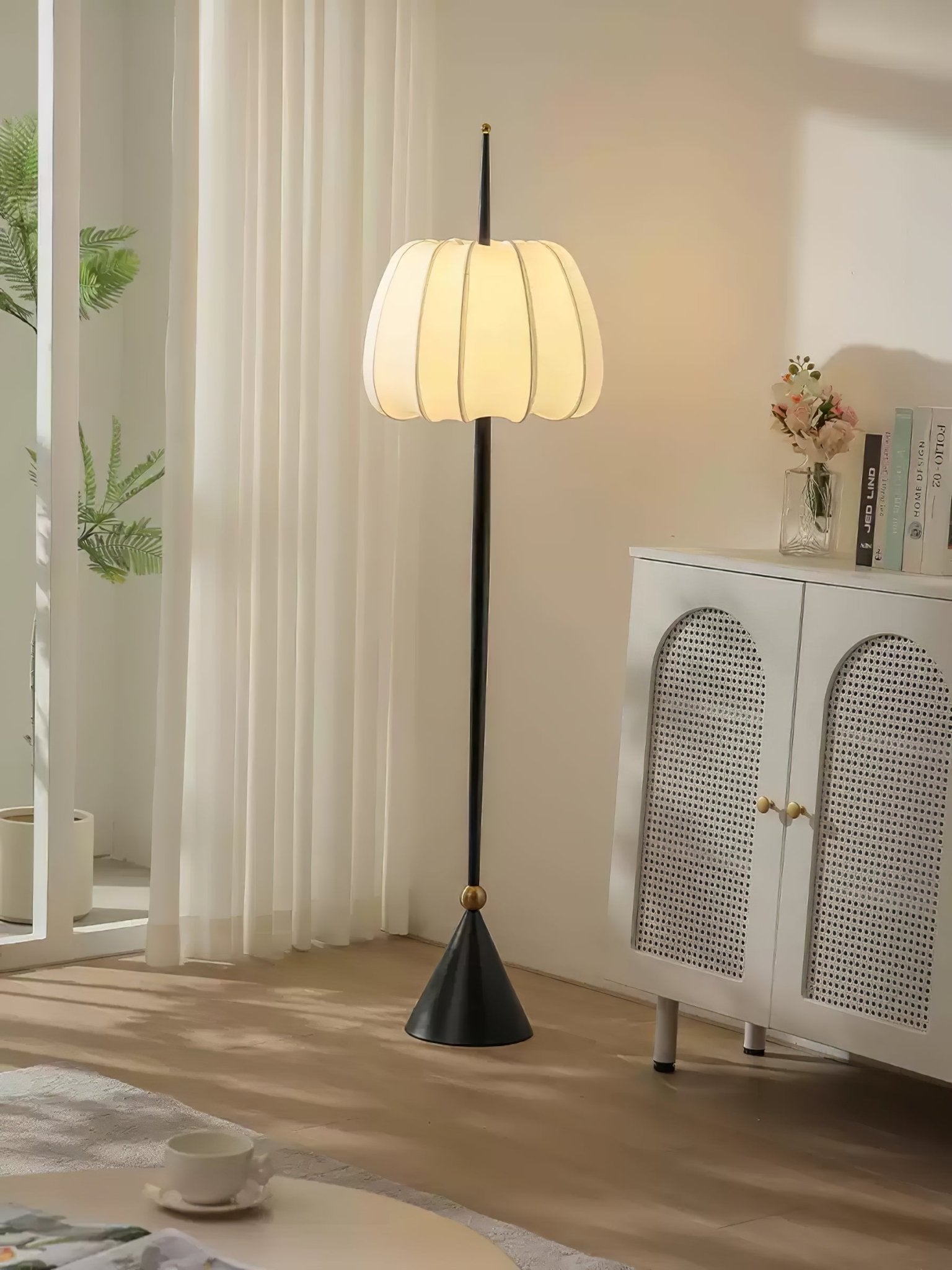 Pick Minimalist Fabric Floor Lamp - Letslighting