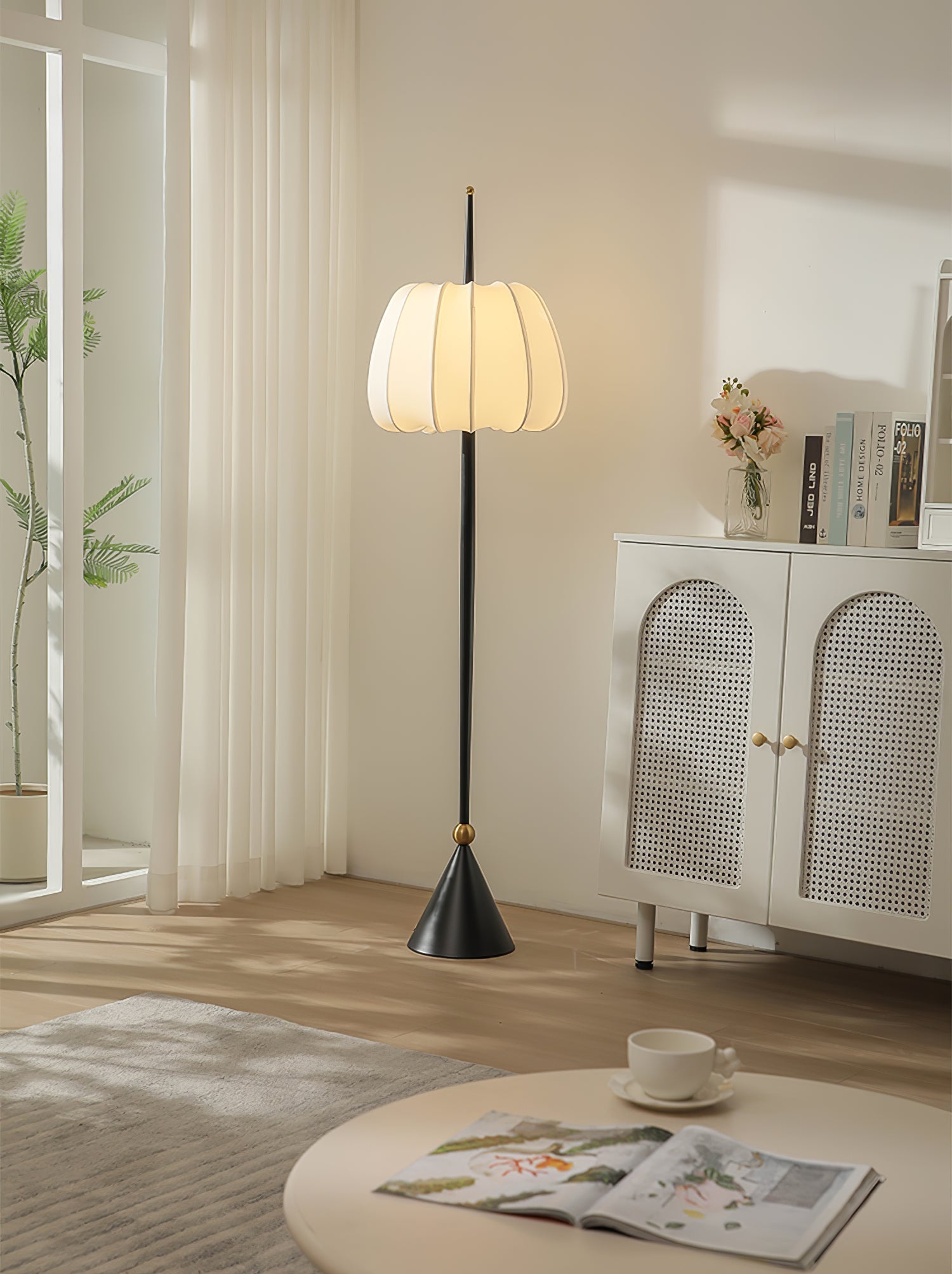 Pick Minimalist Fabric Floor Lamp - Letslighting