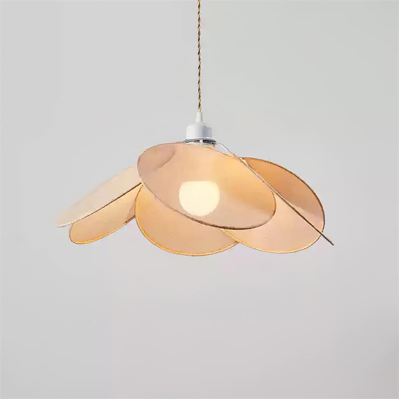Tiana Pendant Lamp Overlapping Petals Vibrant - Letslighting