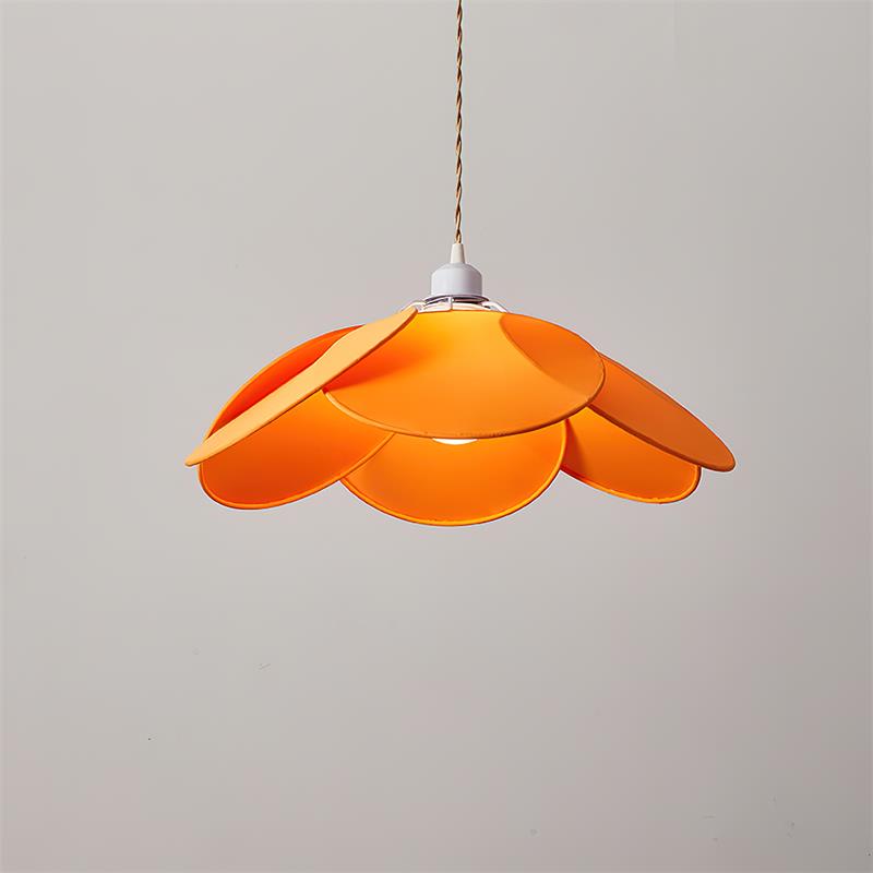 Tiana Pendant Lamp Overlapping Petals Vibrant - Letslighting