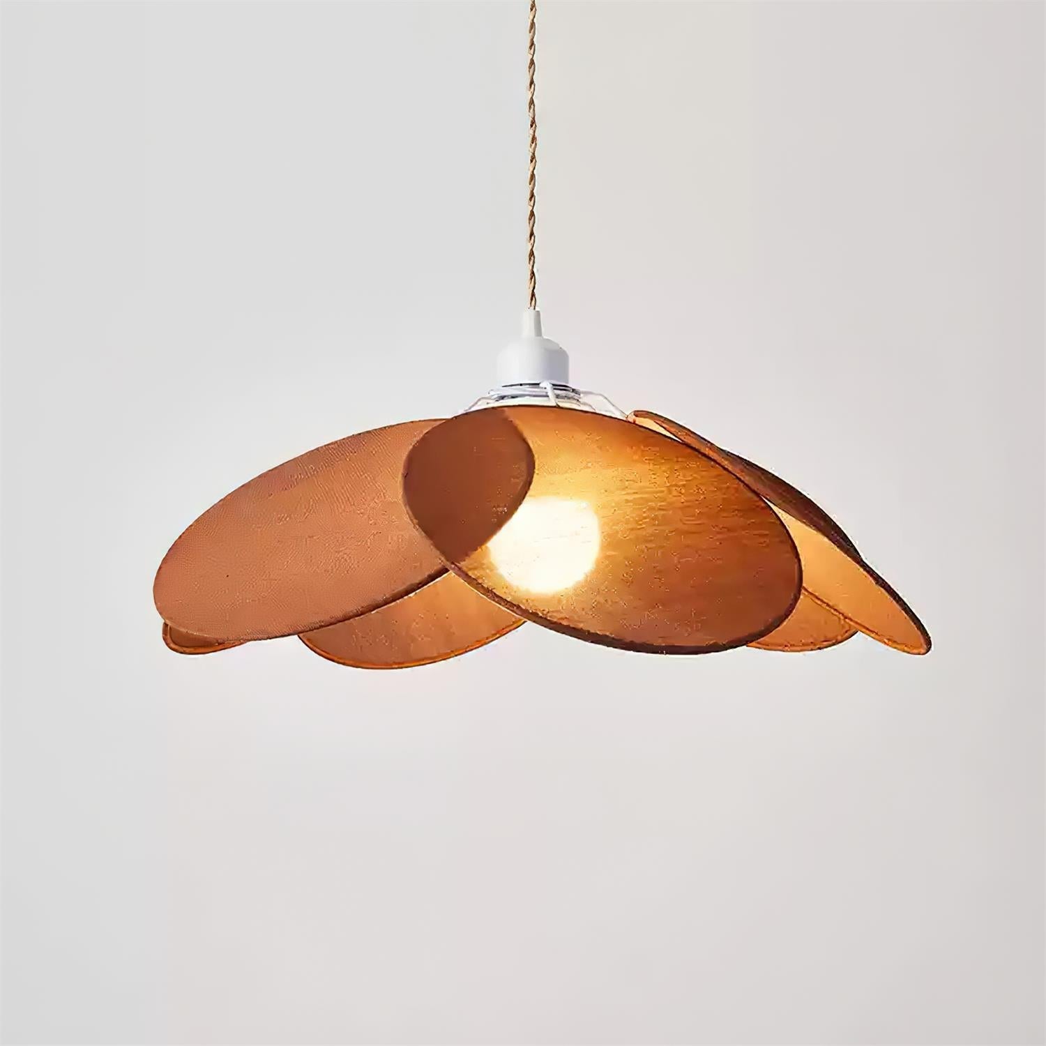 Tiana Pendant Lamp Overlapping Petals Vibrant - Letslighting