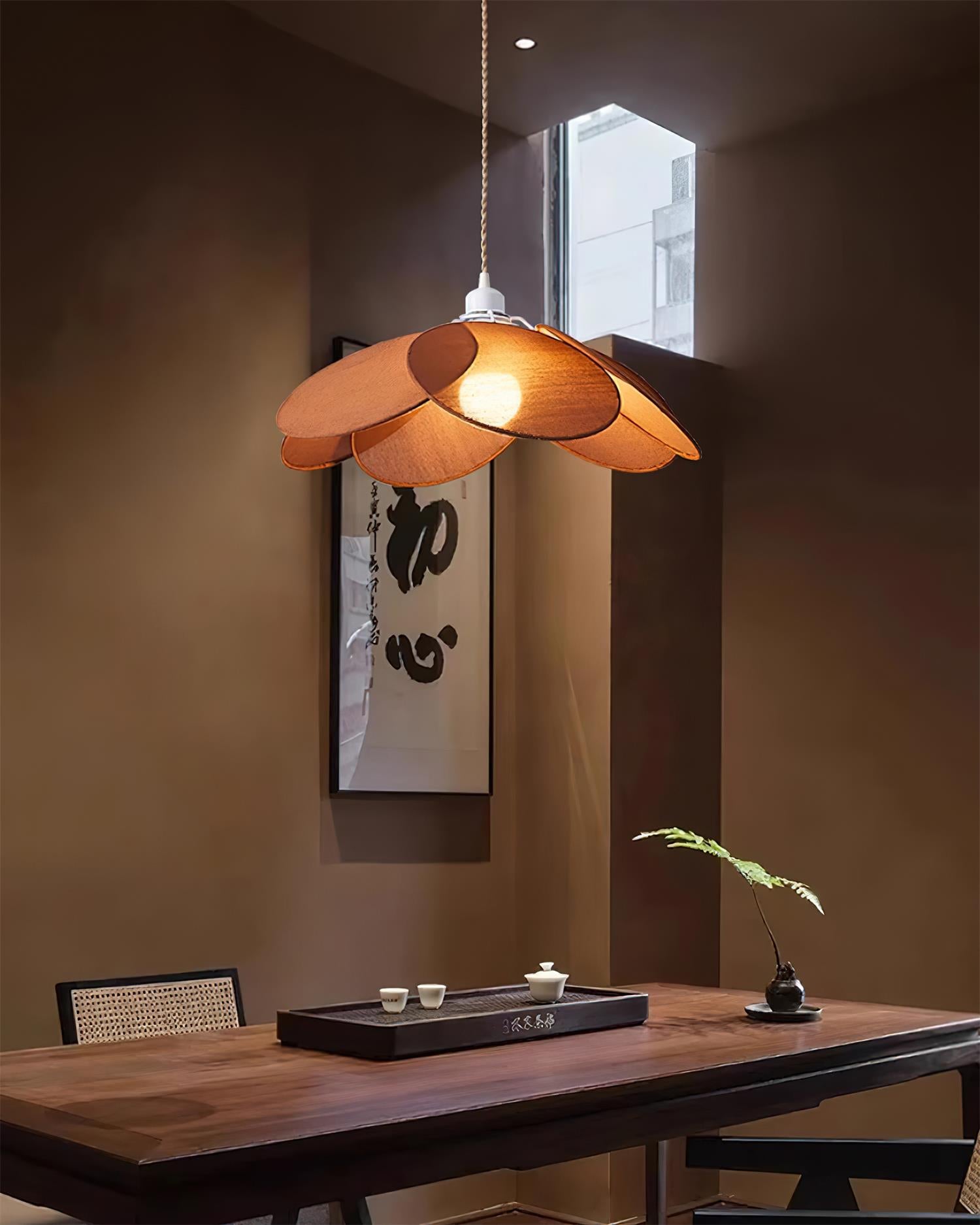 Tiana Pendant Lamp Overlapping Petals Vibrant - Letslighting