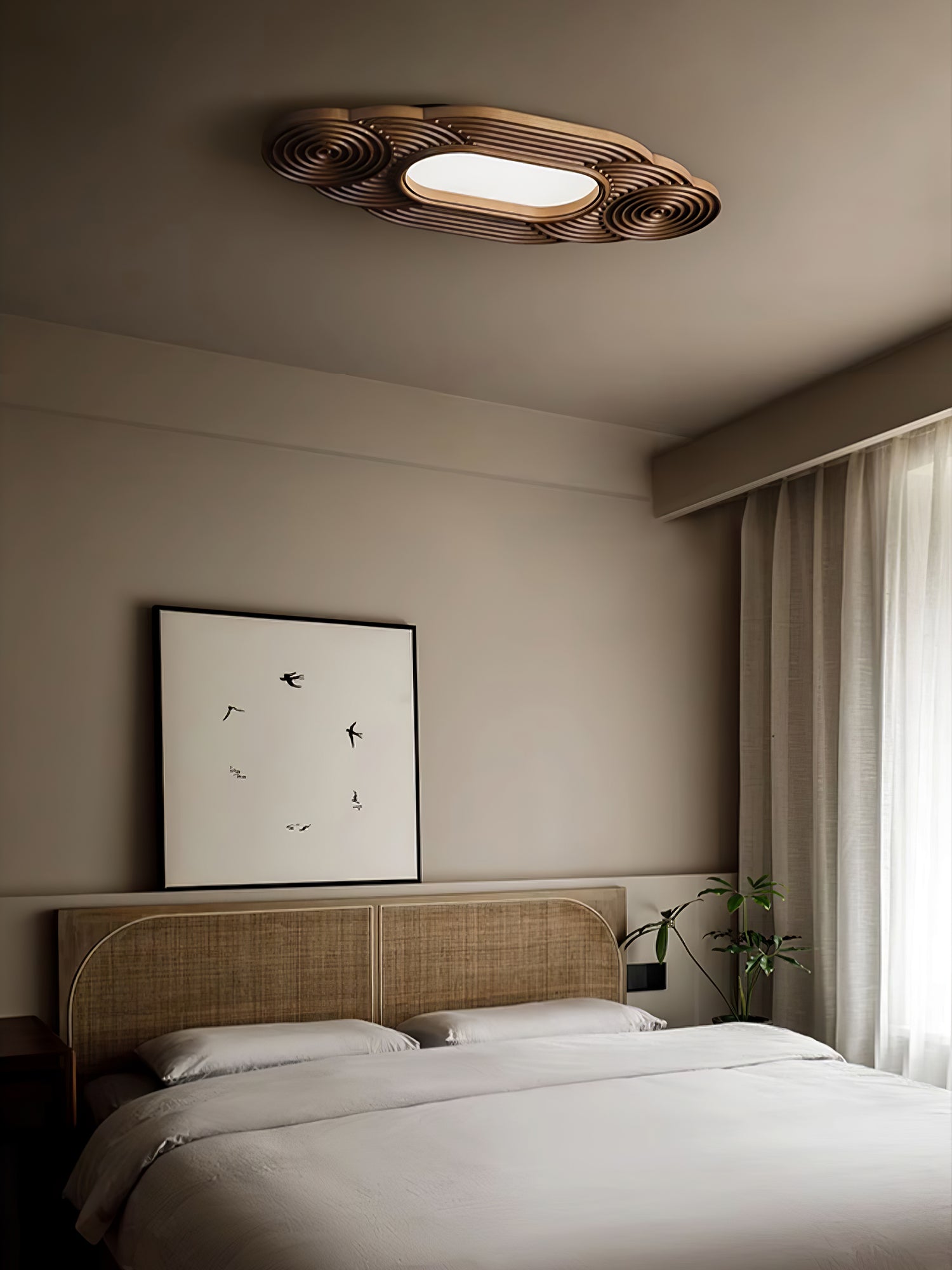 Udorionis Premium Nordic Art Wood Ceiling Lamp - Letslighting