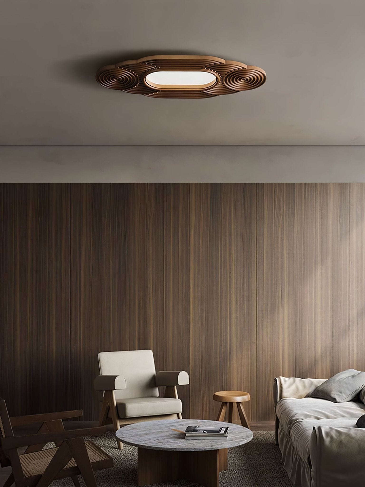 Udorionis Premium Nordic Art Wood Ceiling Lamp - Letslighting