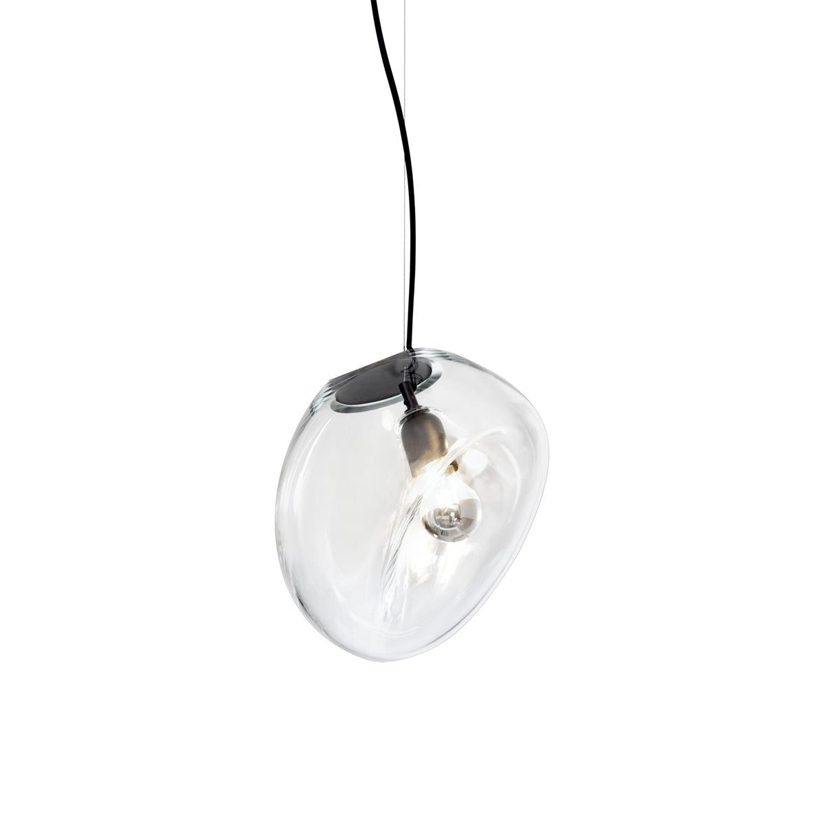 Lymara Modern Minimalist Black Glass Pendant Light - Letslighting