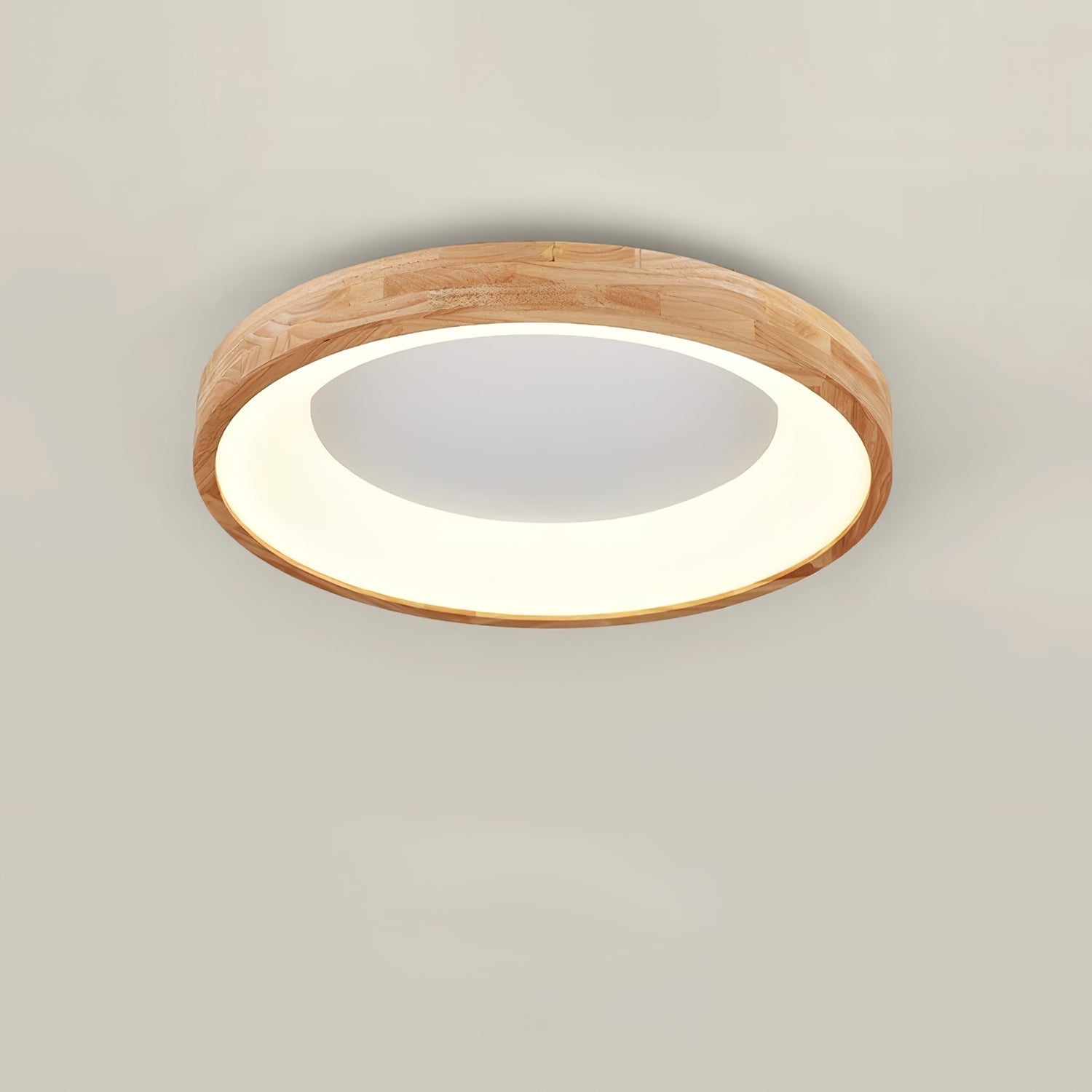Uphae Modern Minimalist Square Wood Ceiling Light - Letslighting