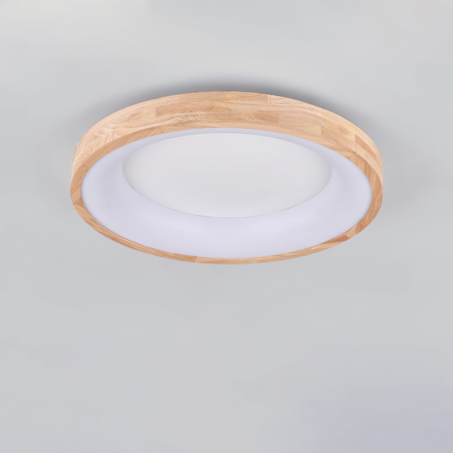 Uphae Modern Minimalist Square Wood Ceiling Light - Letslighting