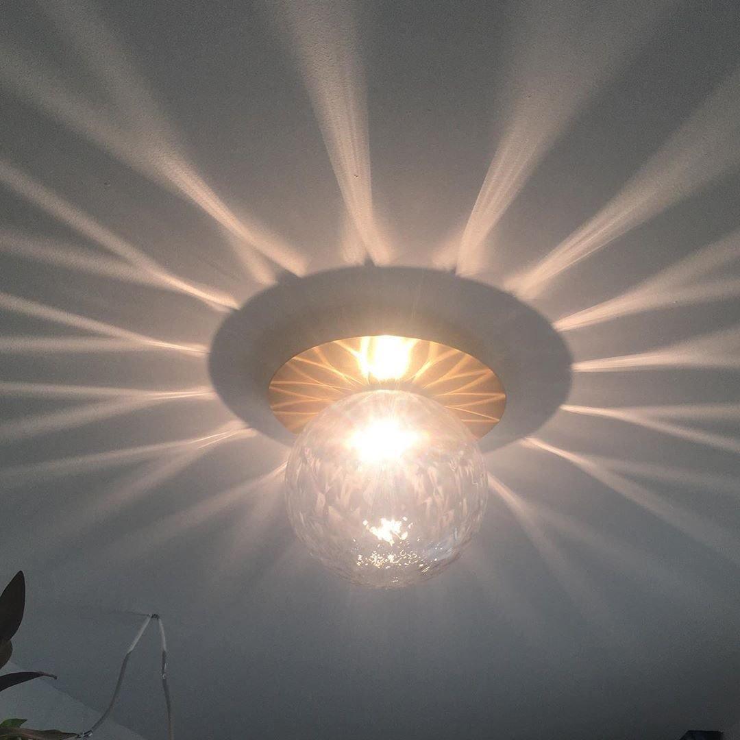 Lustra Wall Lamp Disc Globe Minimalist - Letslighting