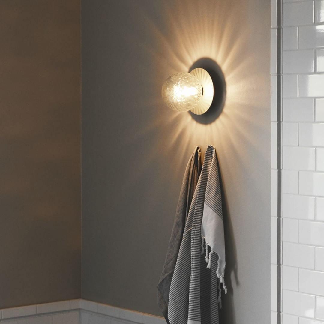 Lustra Wall Lamp Disc Globe Minimalist - Letslighting
