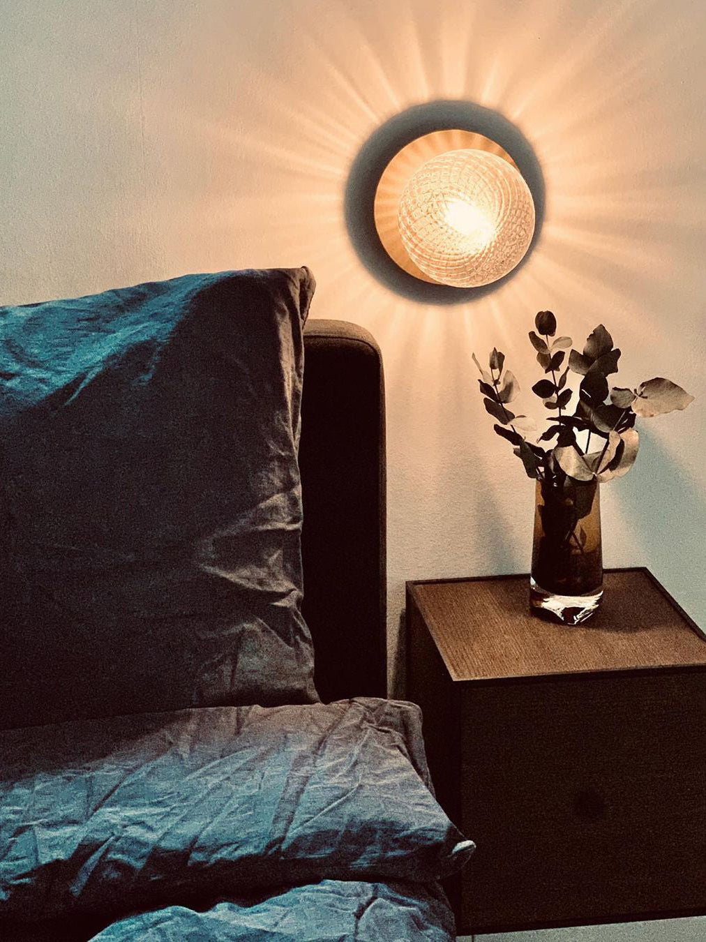 Lustra Wall Lamp Disc Globe Minimalist - Letslighting