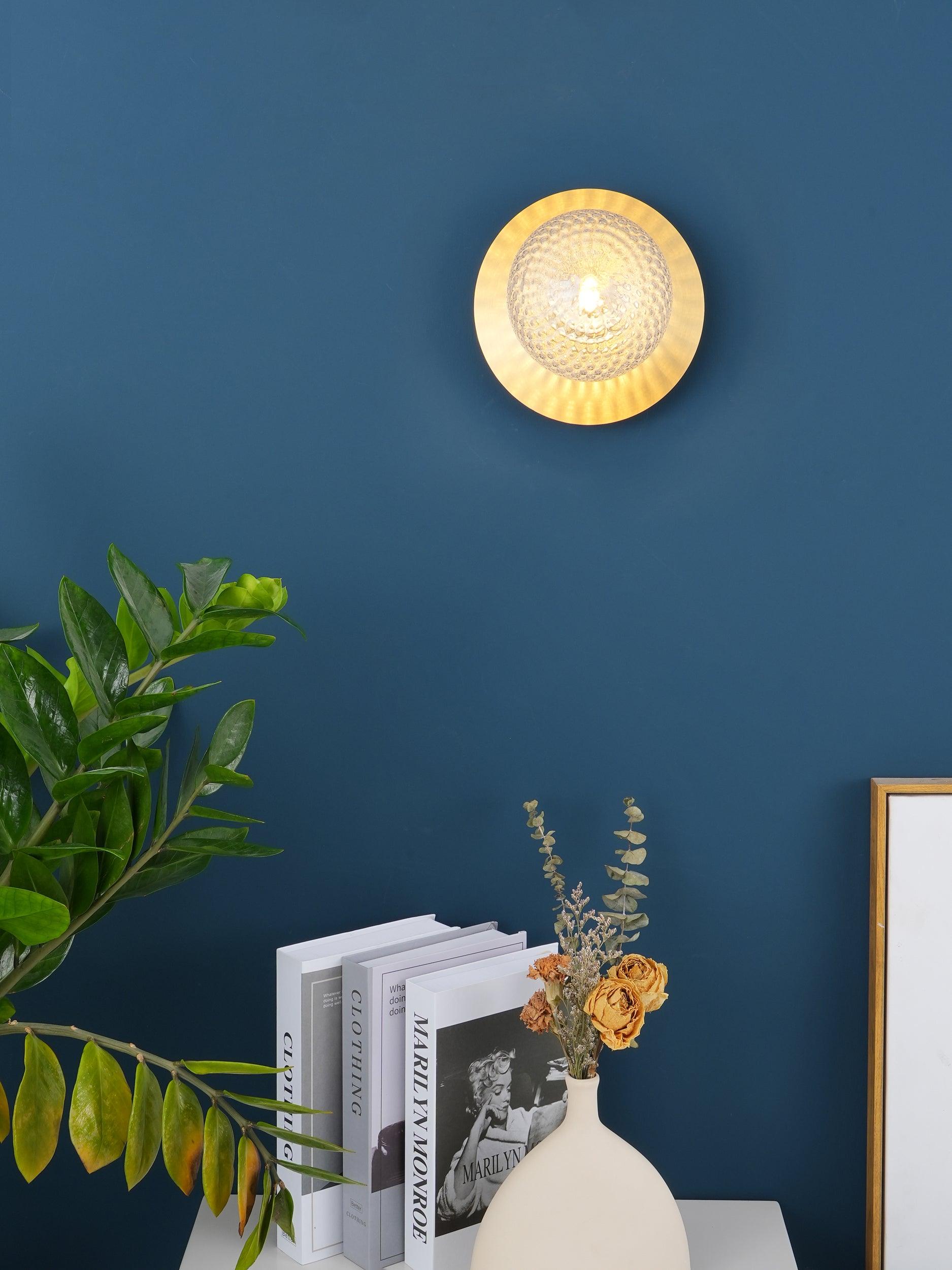 Lustra Wall Lamp Disc Globe Minimalist - Letslighting