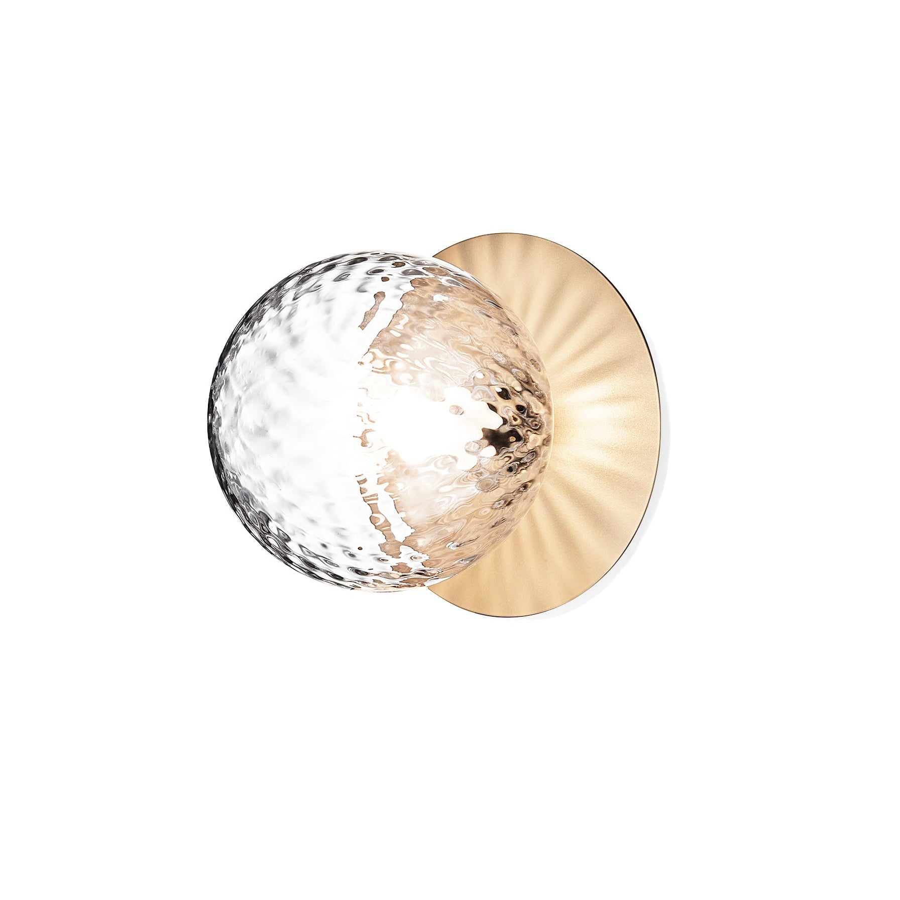 Lustra Wall Lamp Disc Globe Minimalist - Letslighting