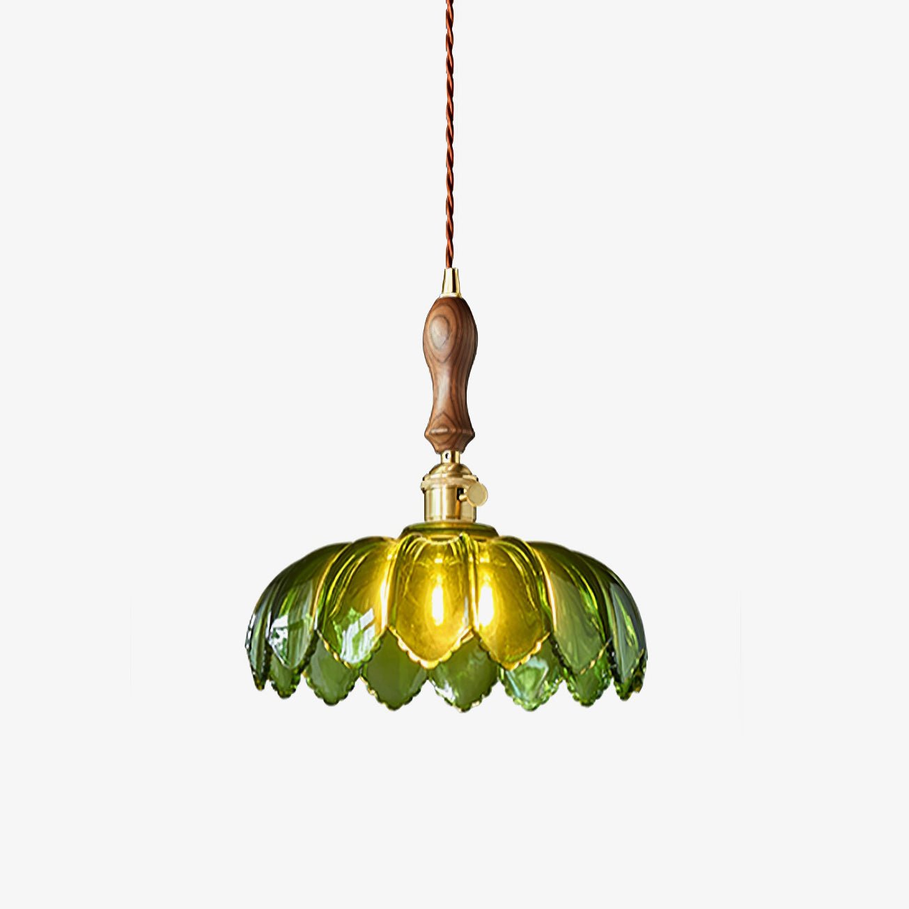 Fioracn Wood Light Luxury Pendant Lamp - Letslighting
