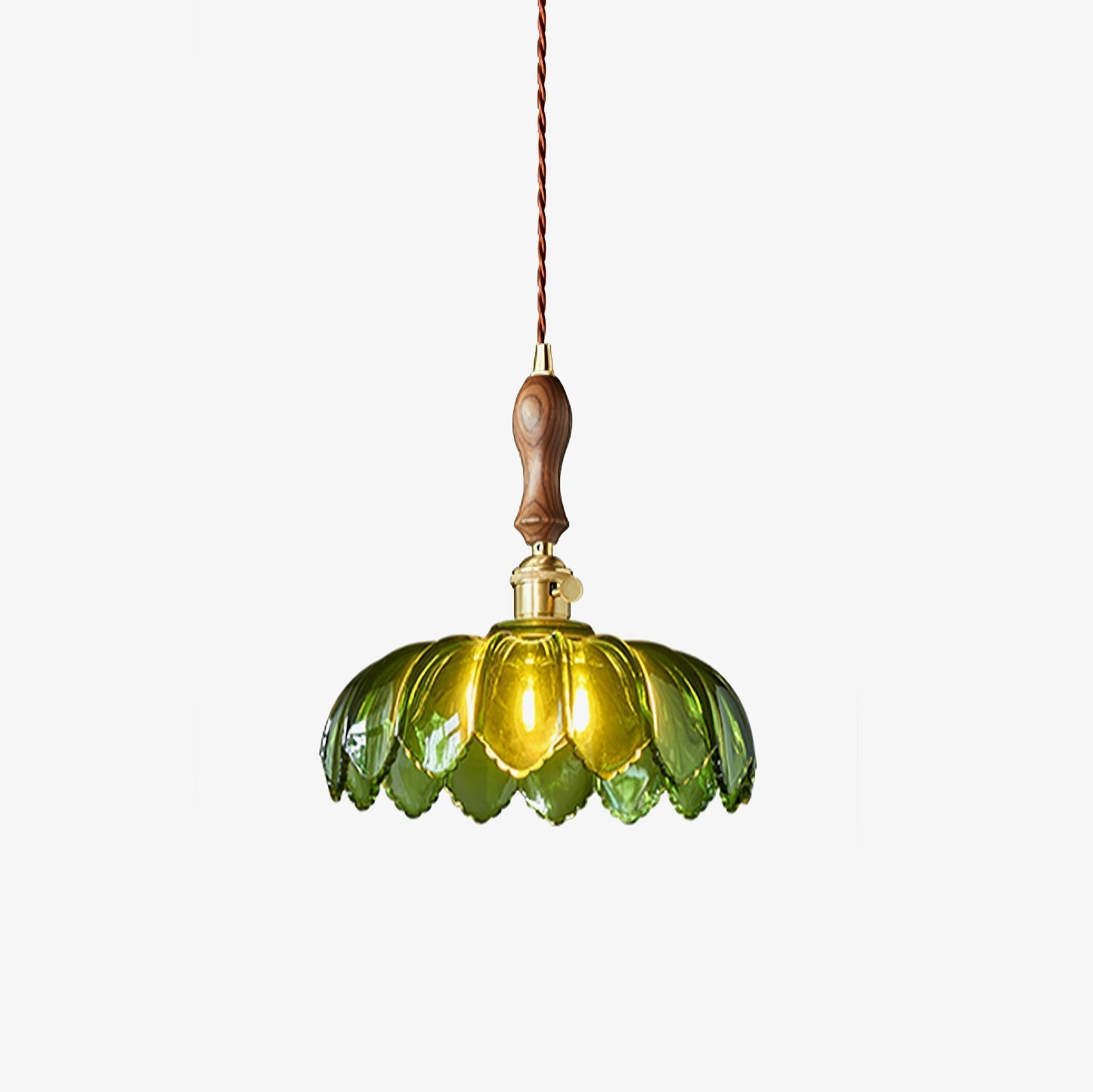 Fioracn Wood Light Luxury Pendant Lamp - Letslighting