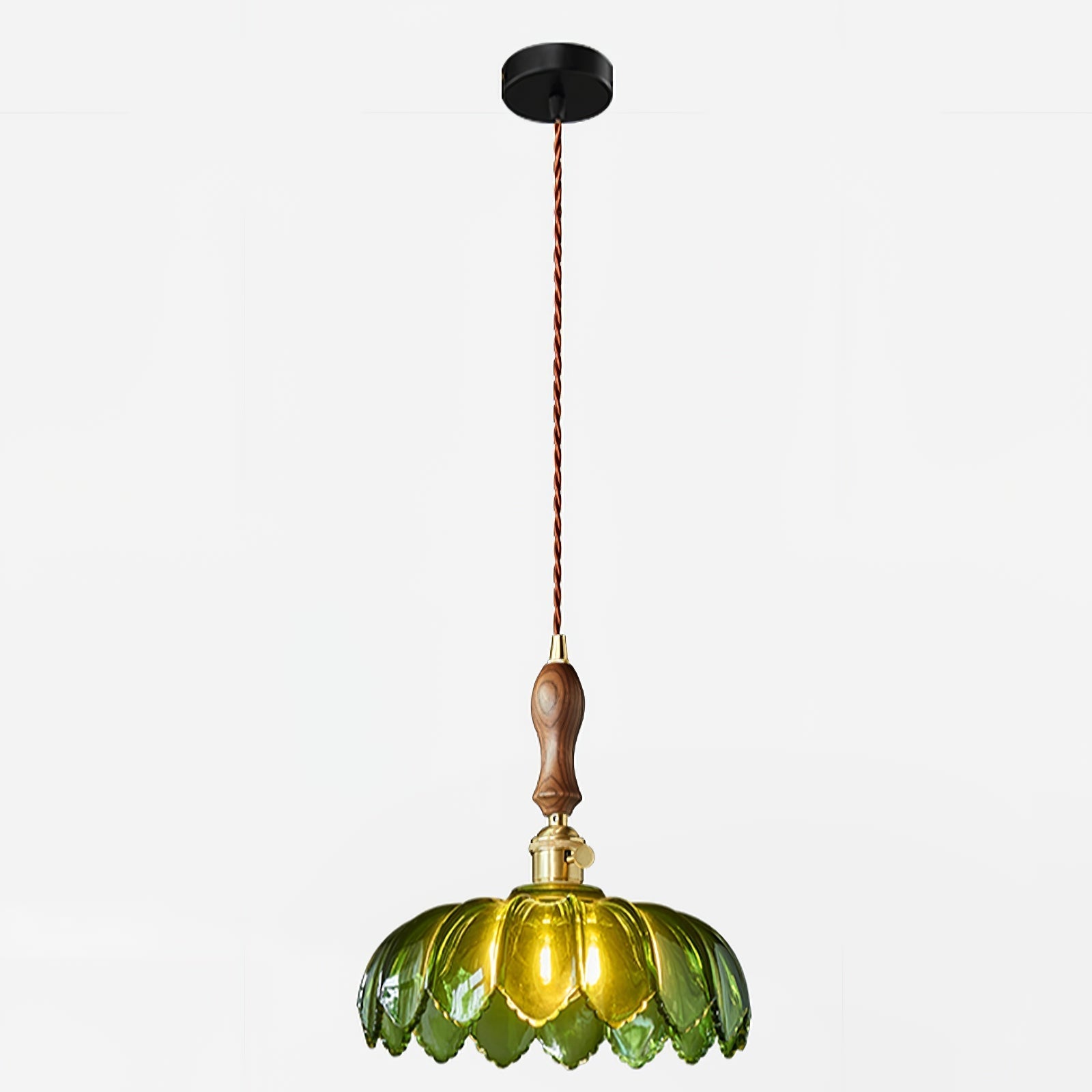 Fioracn Wood Light Luxury Pendant Lamp - Letslighting