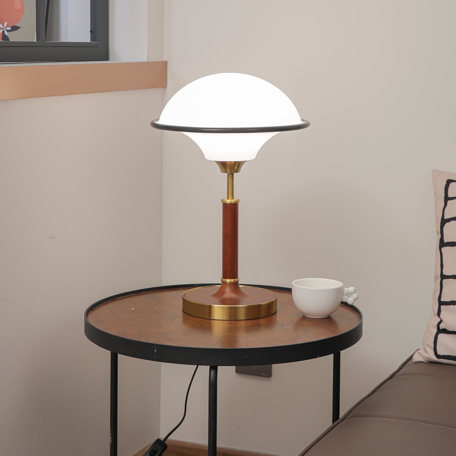 Solstic Wood Mid-Century Table Lamp - Letslighting
