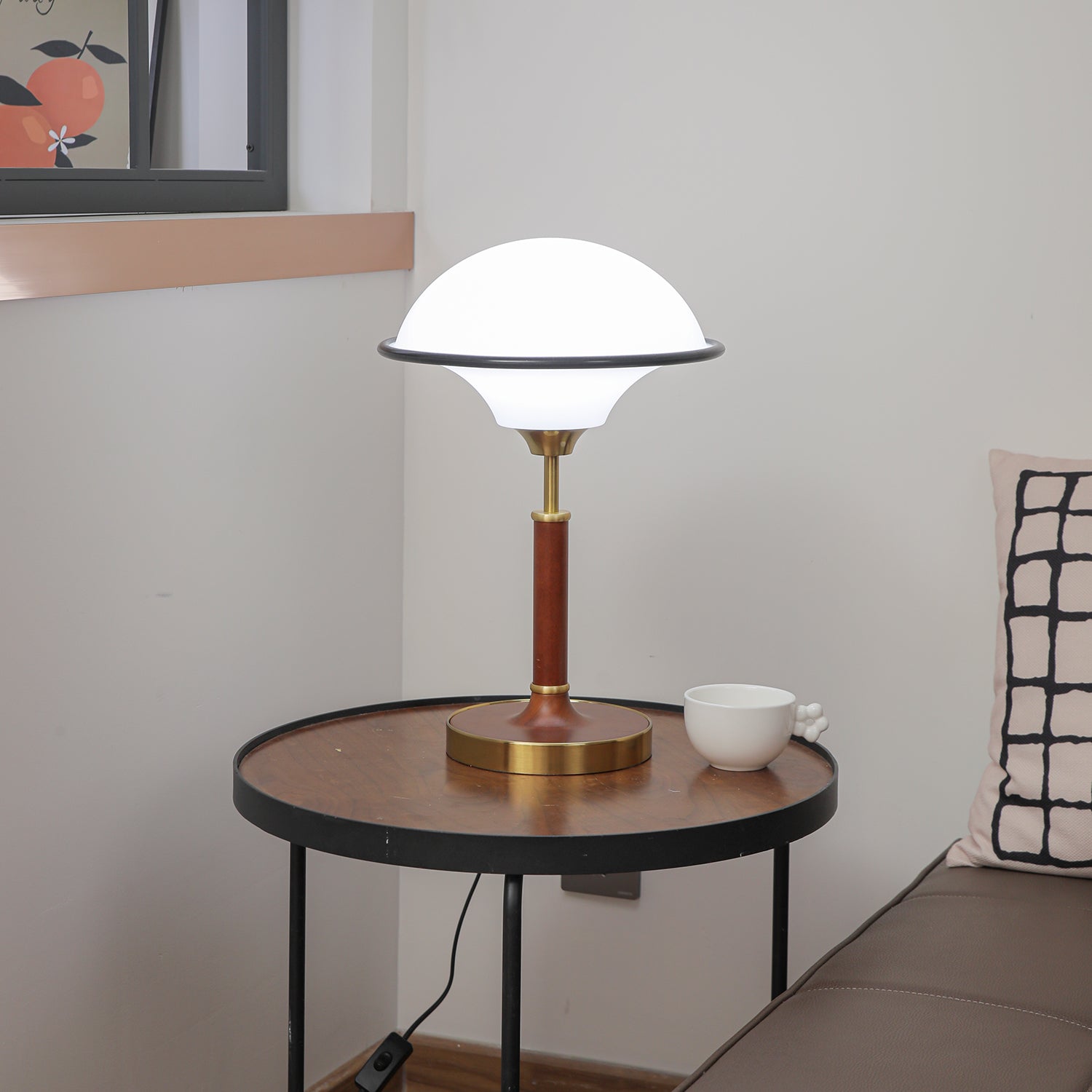 Solstic Wood Mid-Century Table Lamp - Letslighting