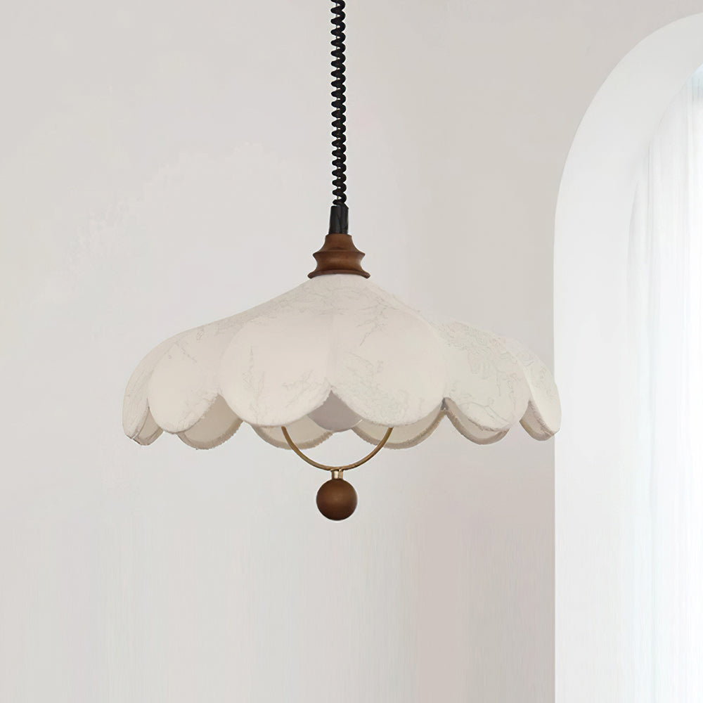 Ritta Vintage Floral Shade Pendant Light