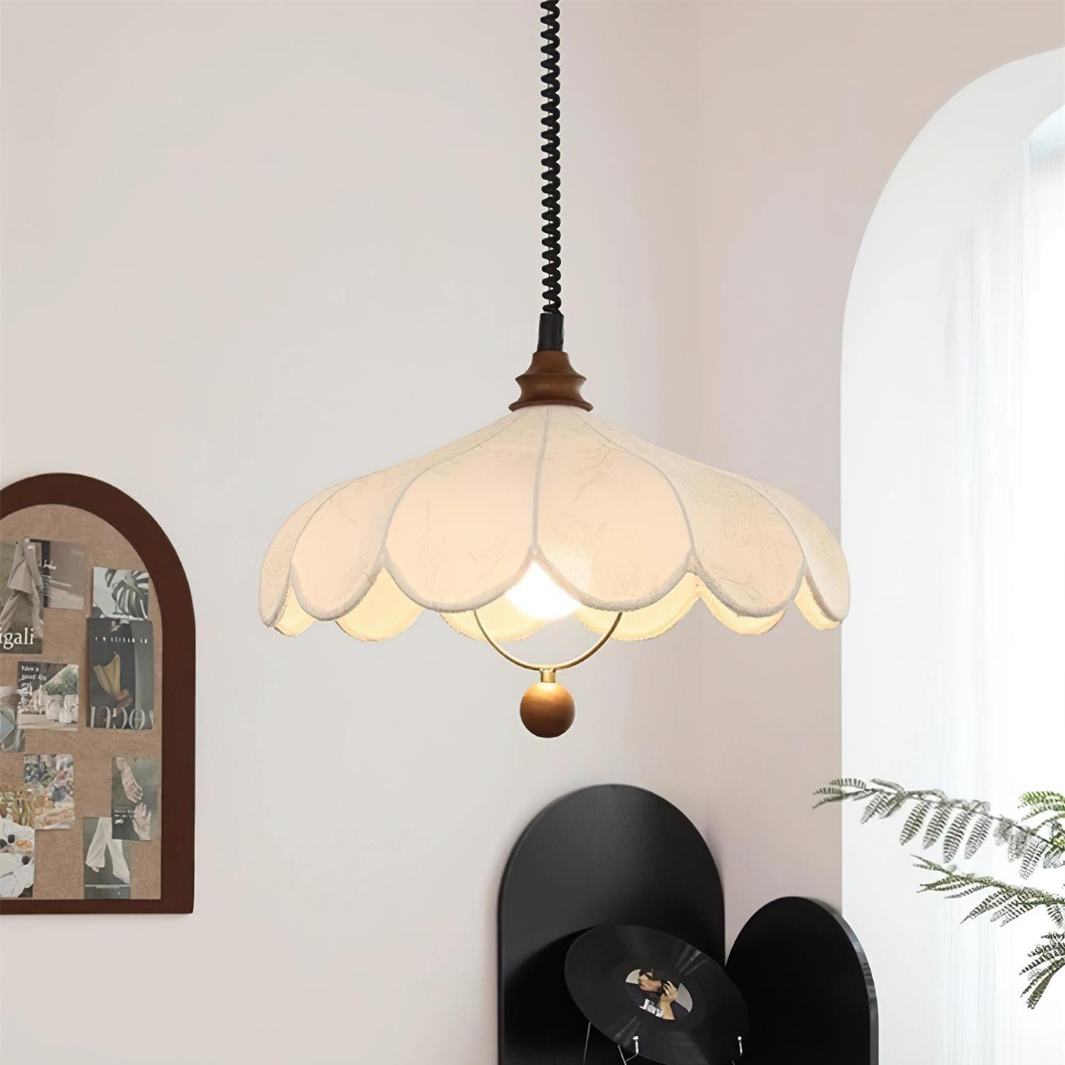 Ritta Vintage Floral Shade Pendant Light - Letslighting