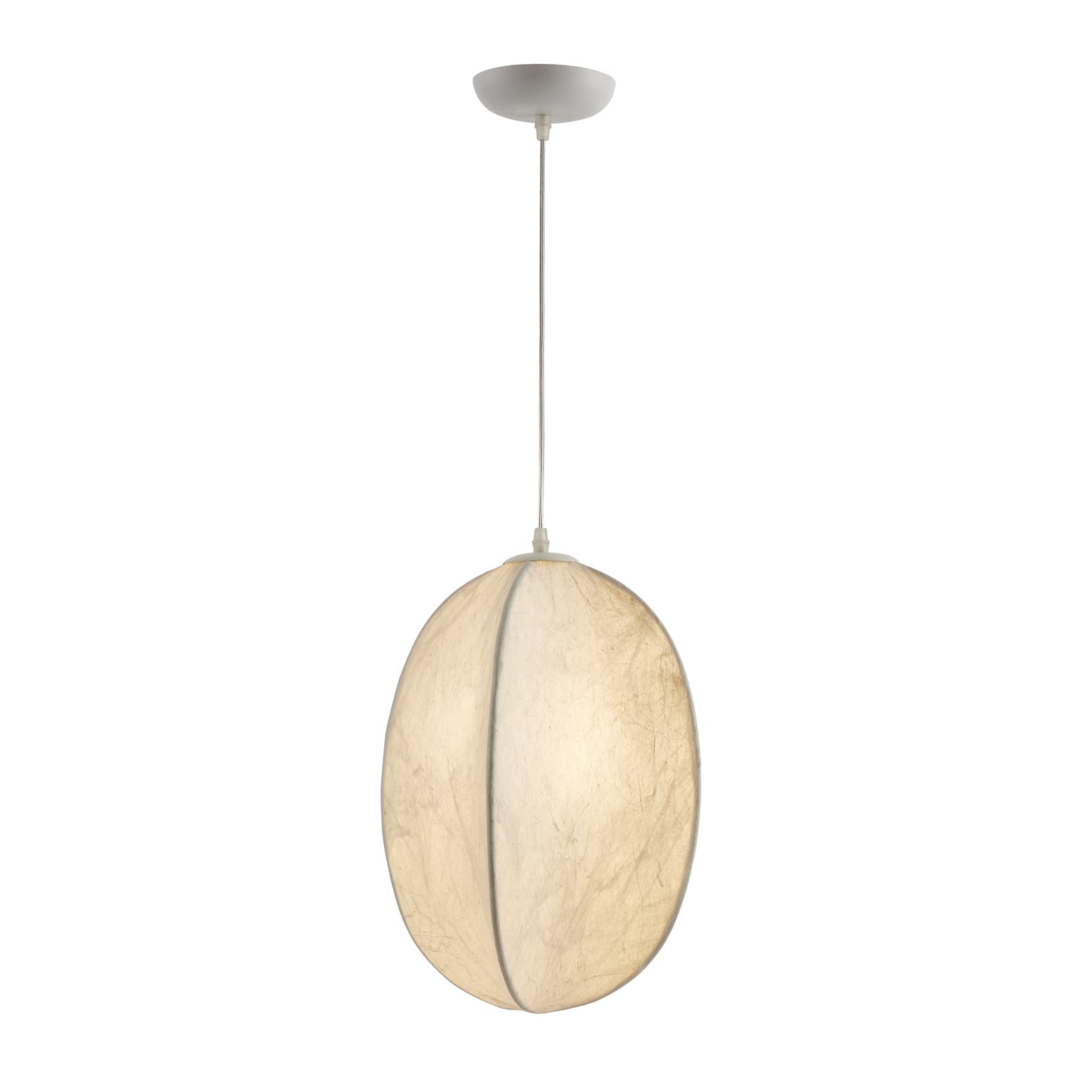 Cocoon Minimalist Silk Pendant Lamp - Letslighting